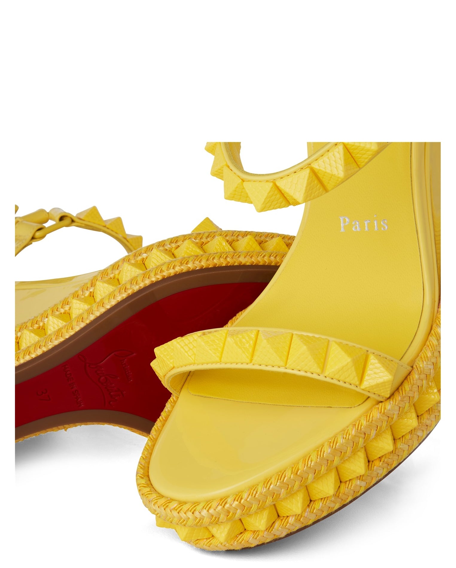 LUXURY HUB CHRISTIAN LOUBOUTIN PYRACLOU WEDGES