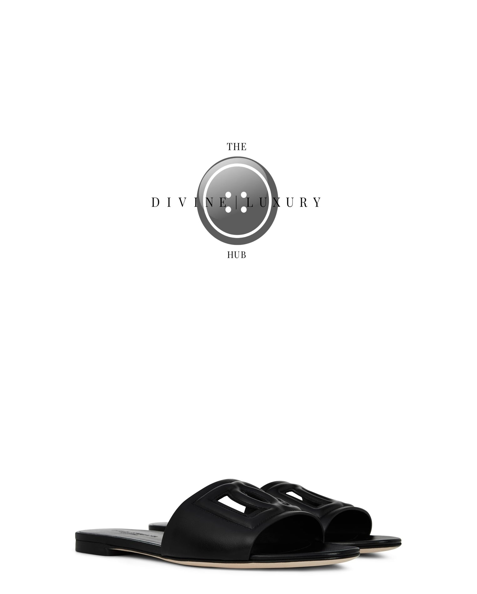 LUXURY HUB DOLCE AND GABBANA BIANCA SLIDERS