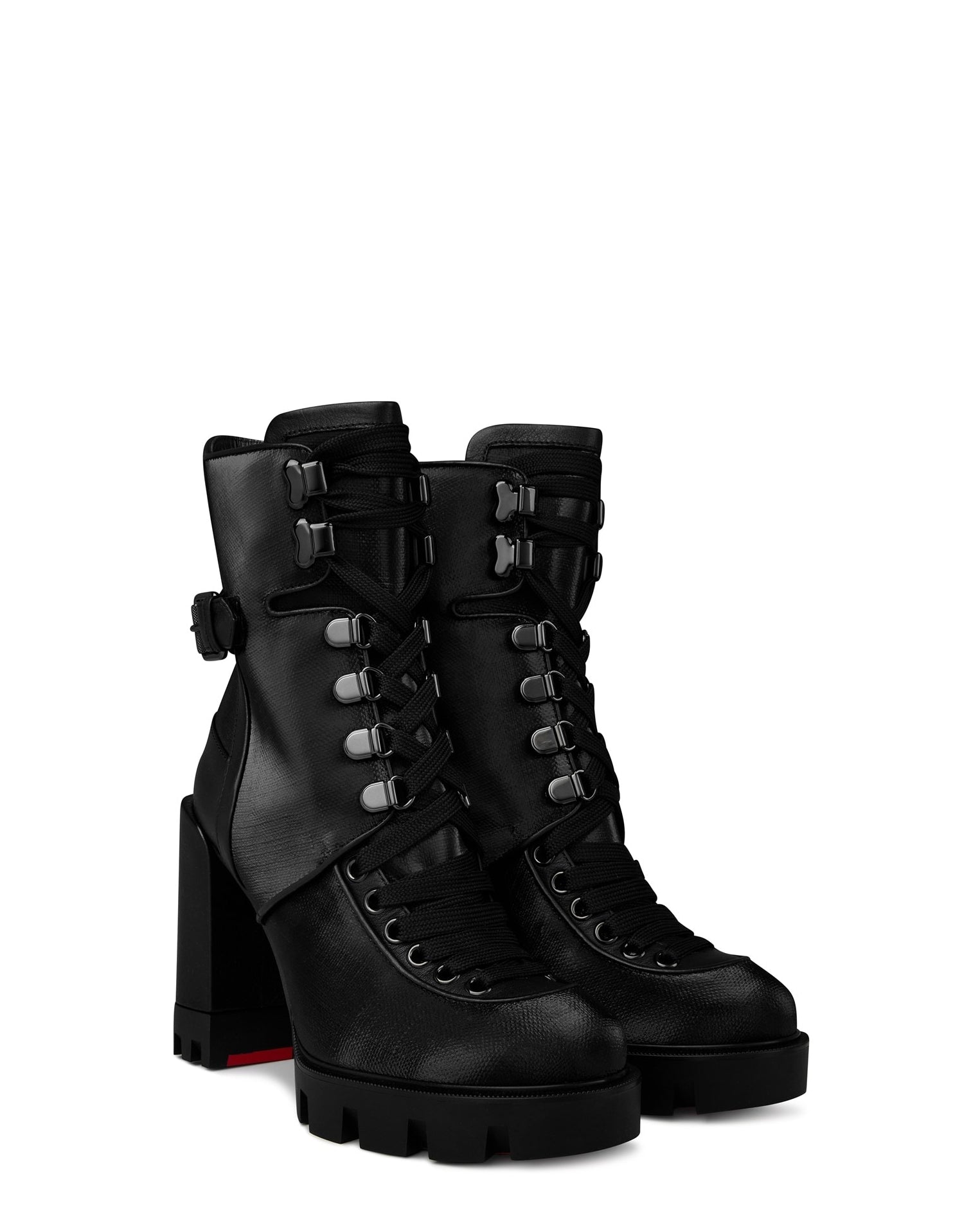 LUXURY HUB CHRISTIAN LOUBOUTIN MACADEMIA 100MM BOOTS