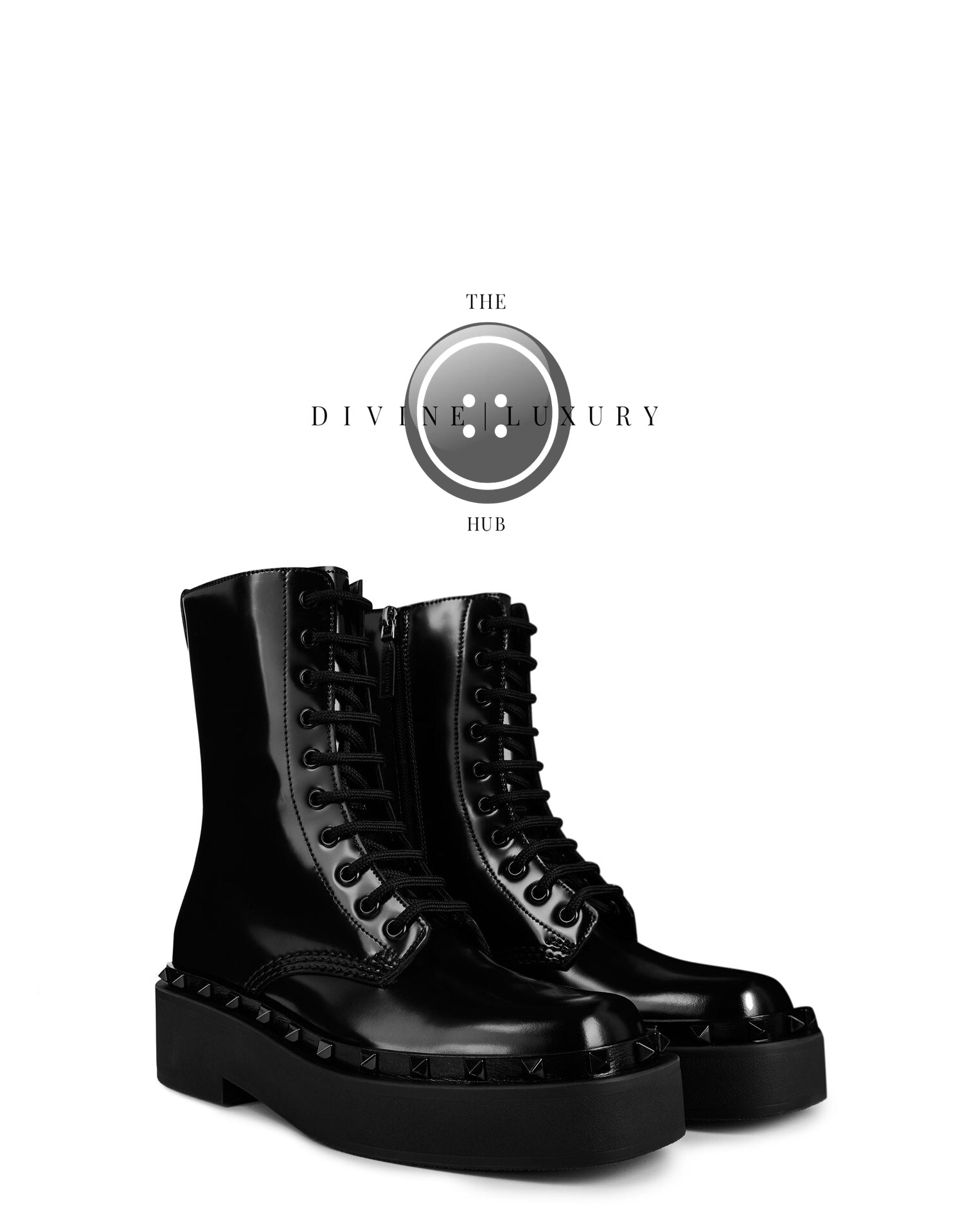 LUXURY HUB VALENTINO GARAVANI VG COMBAT BOOTS