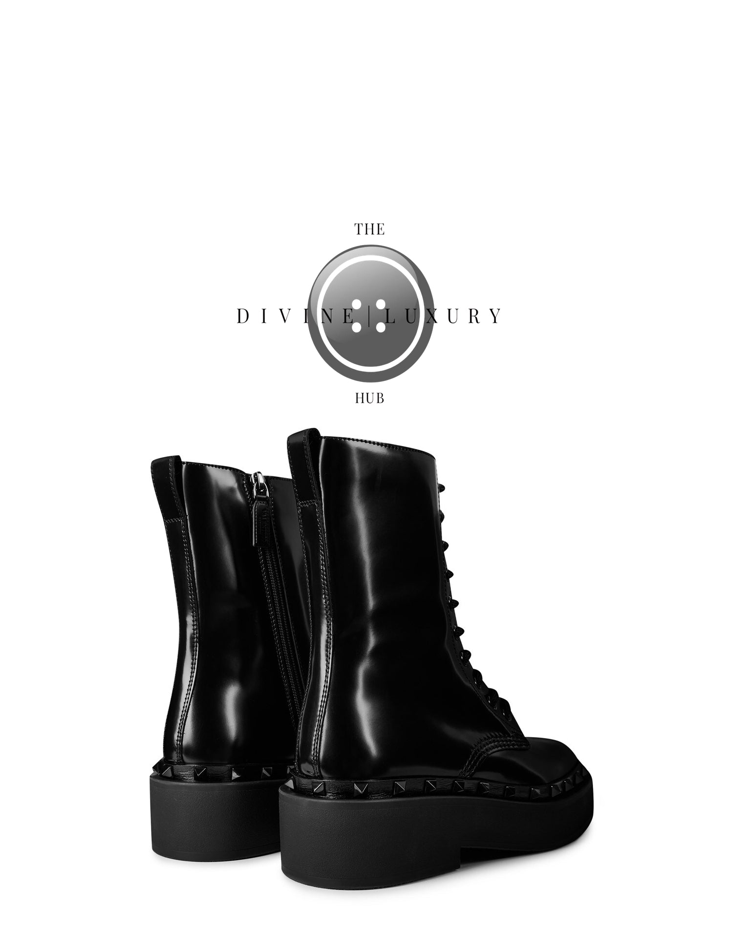 LUXURY HUB VALENTINO GARAVANI VG COMBAT BOOTS