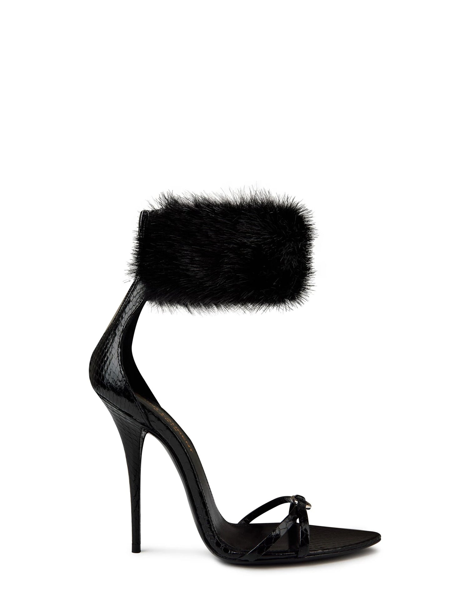 LUXURY HUB SAINT LAURENT SATINE HEELED PUMPS