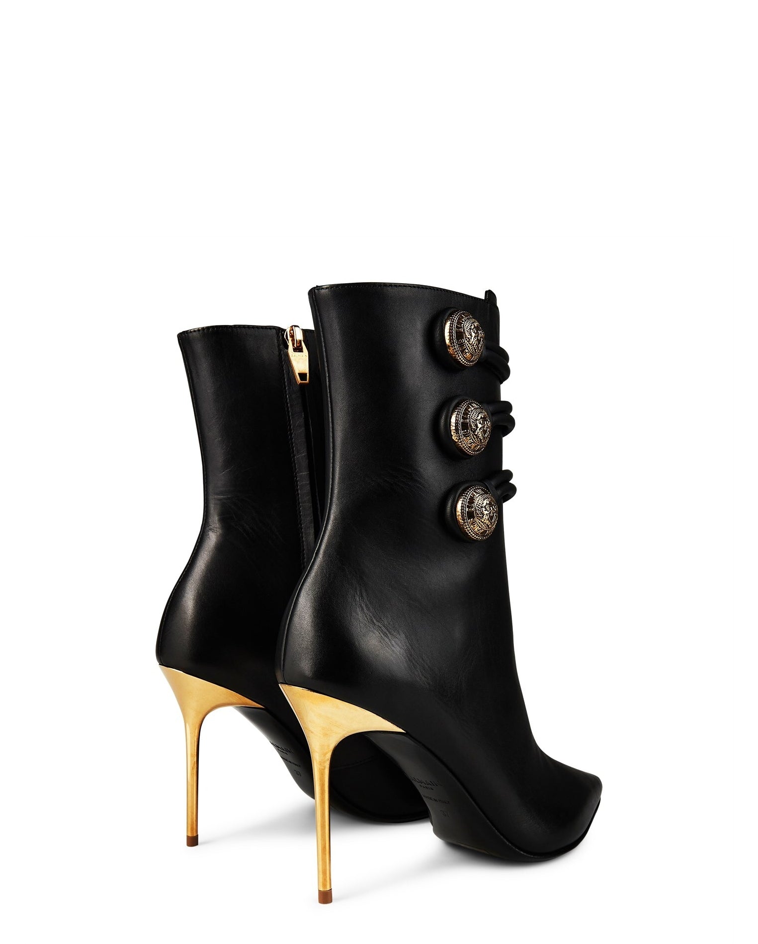 LUXURY HUB BALMAIN ALMA ANKLE BOOTS