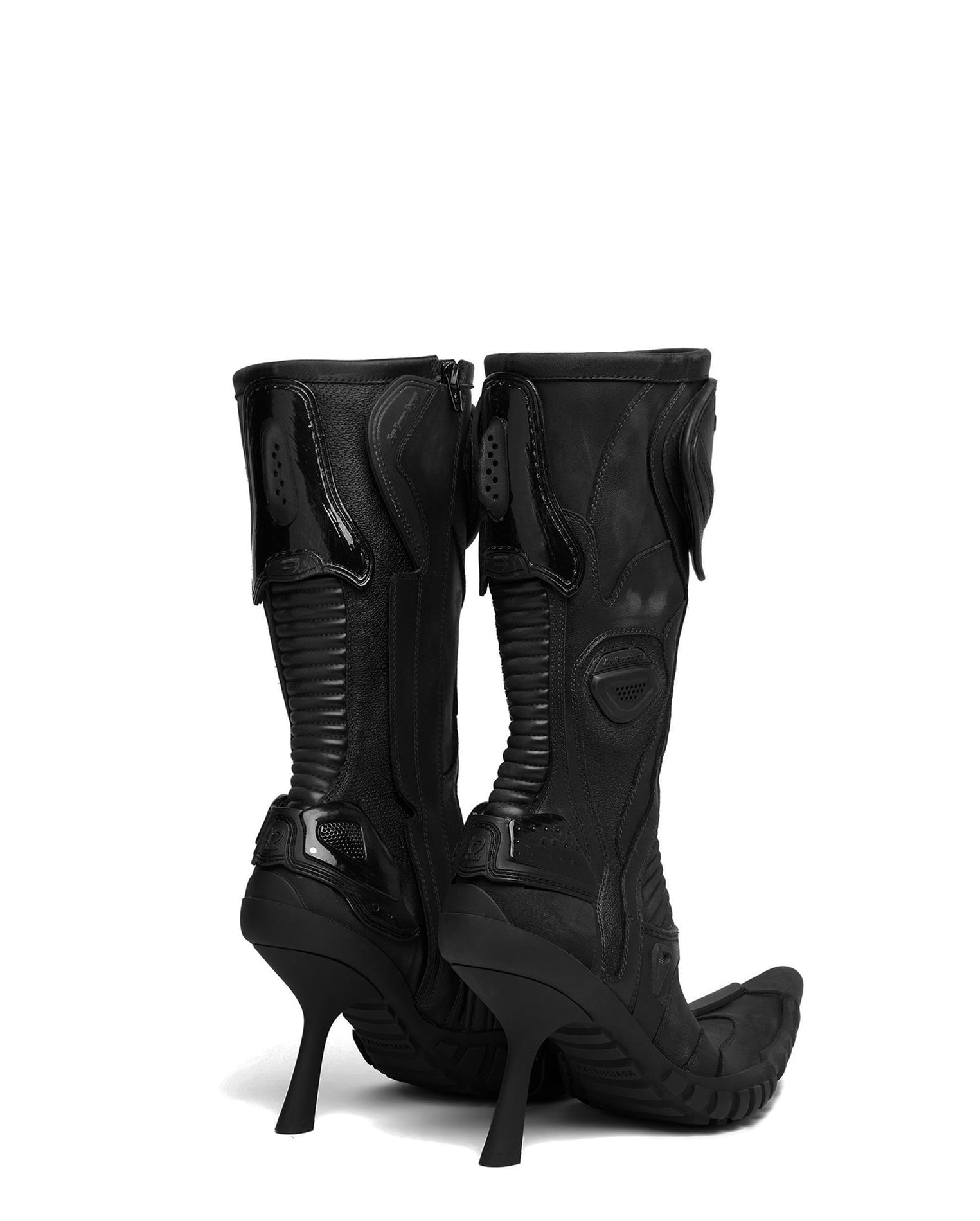 LUXURY HUB BALENCIAGA BIKER 90MM LEATHER BOOT