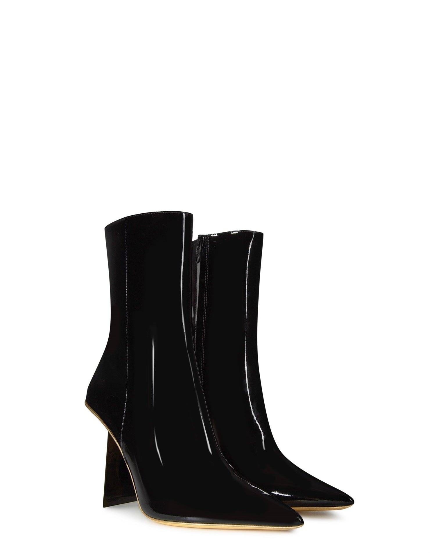 LUXURY HUB VALENTINO GARAVANI HYPER ROMAN STUD PATENT LEATHER BOOTS