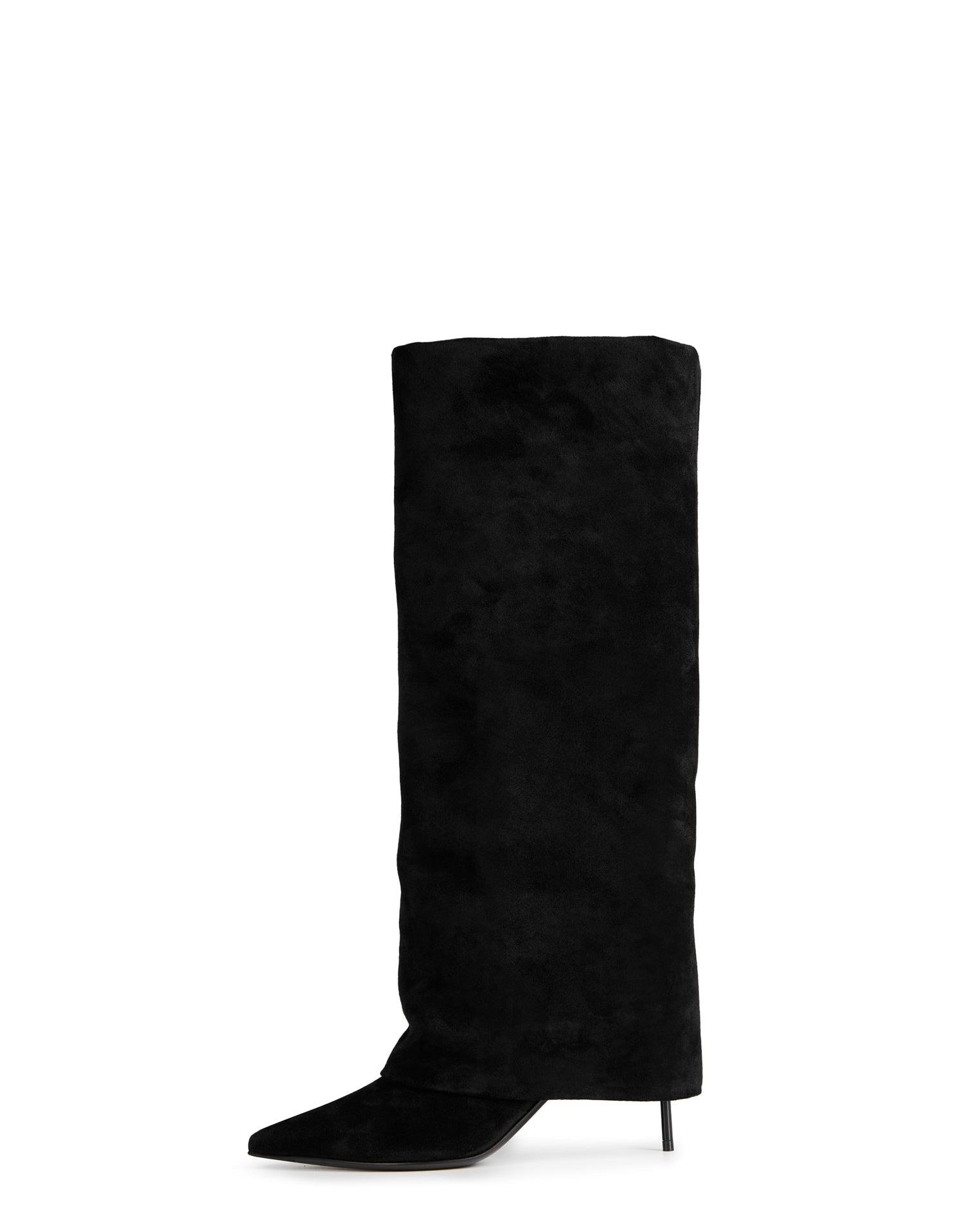 LUXURY HUB BALMAIN UMA SUEDE KNEE HIGH BOOTS