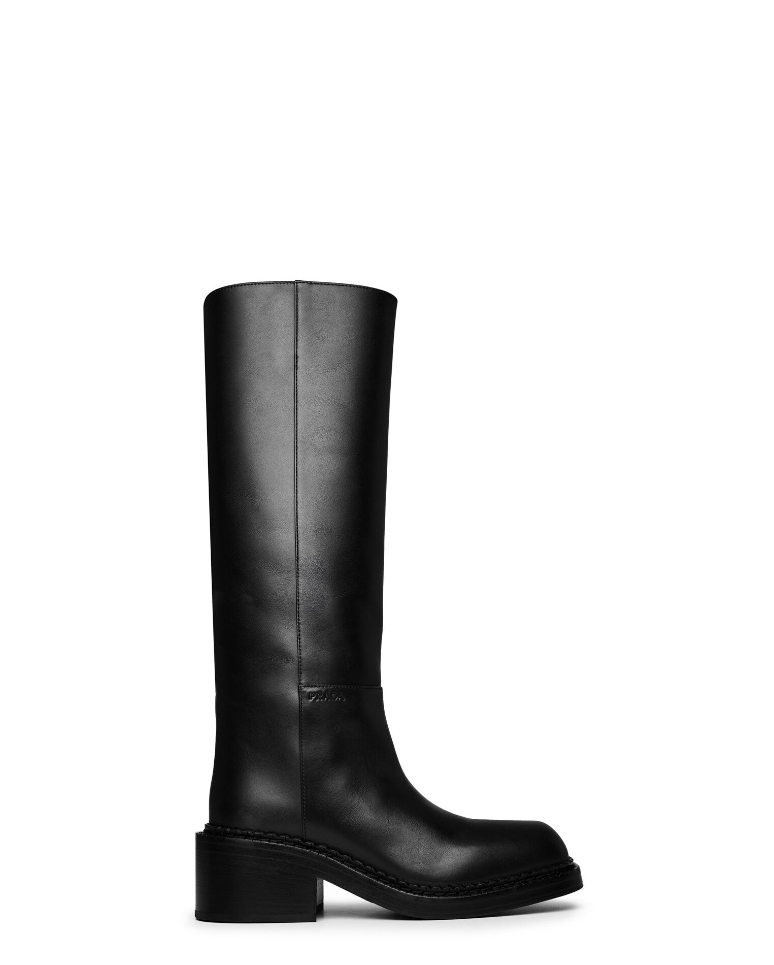 LUXURY HUB PRADA LEATHER BOOTS