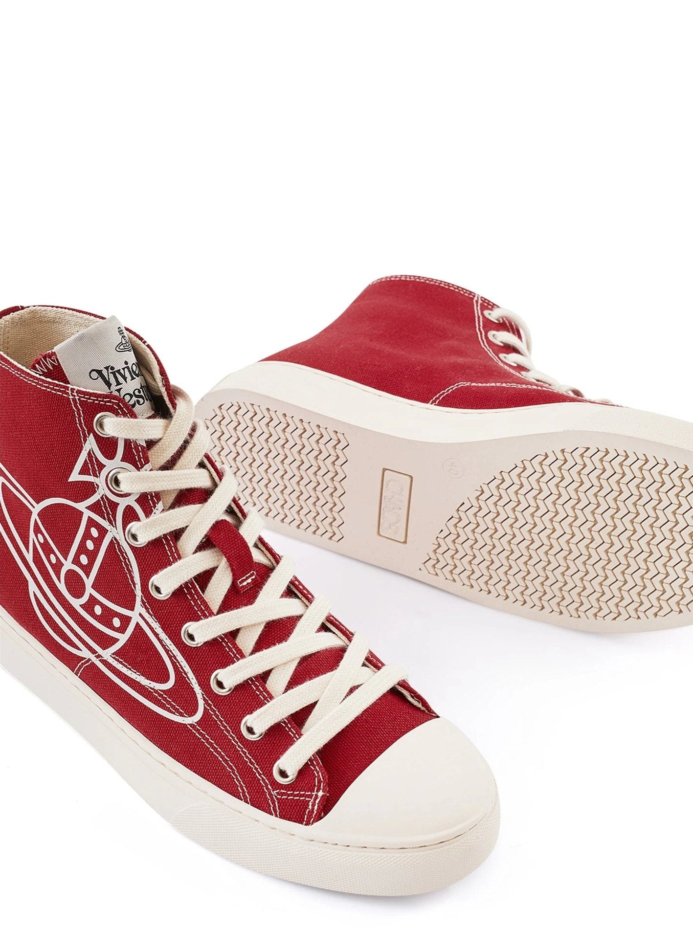 LUXURY HUB VIVIENNE WESTWOOD PLIMSOLL SNEAKERS