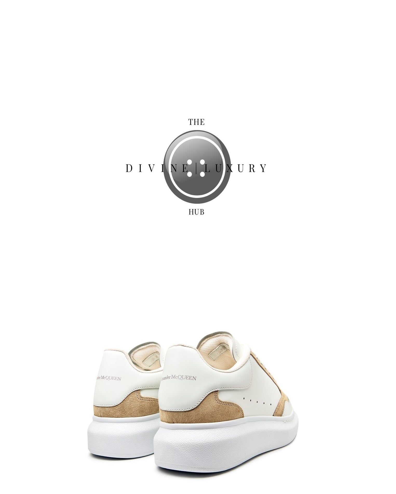 LUXURY HUB ALEXANDER MCQUEEN TWO TONE OVERSIZED SNEAKERS