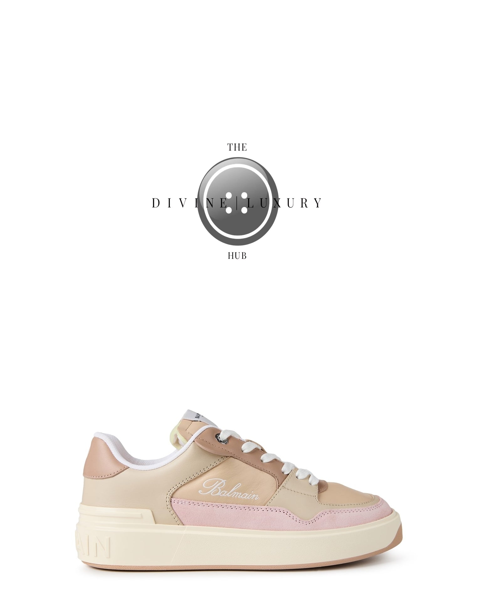 LUXURY HUB BALMAIN B -COURT SEUDE FLIP-TRAINERS