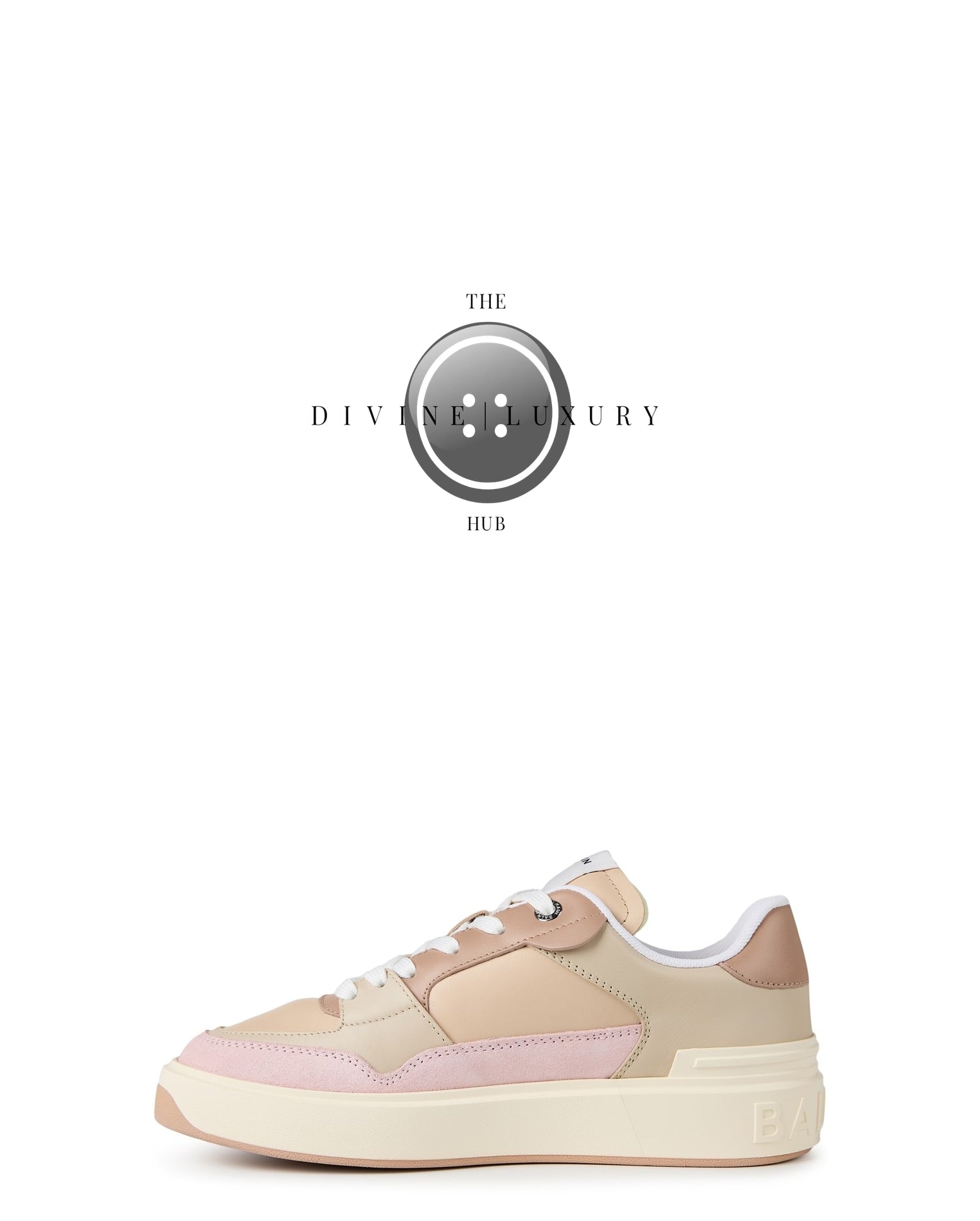 LUXURY HUB BALMAIN B -COURT SEUDE FLIP-TRAINERS