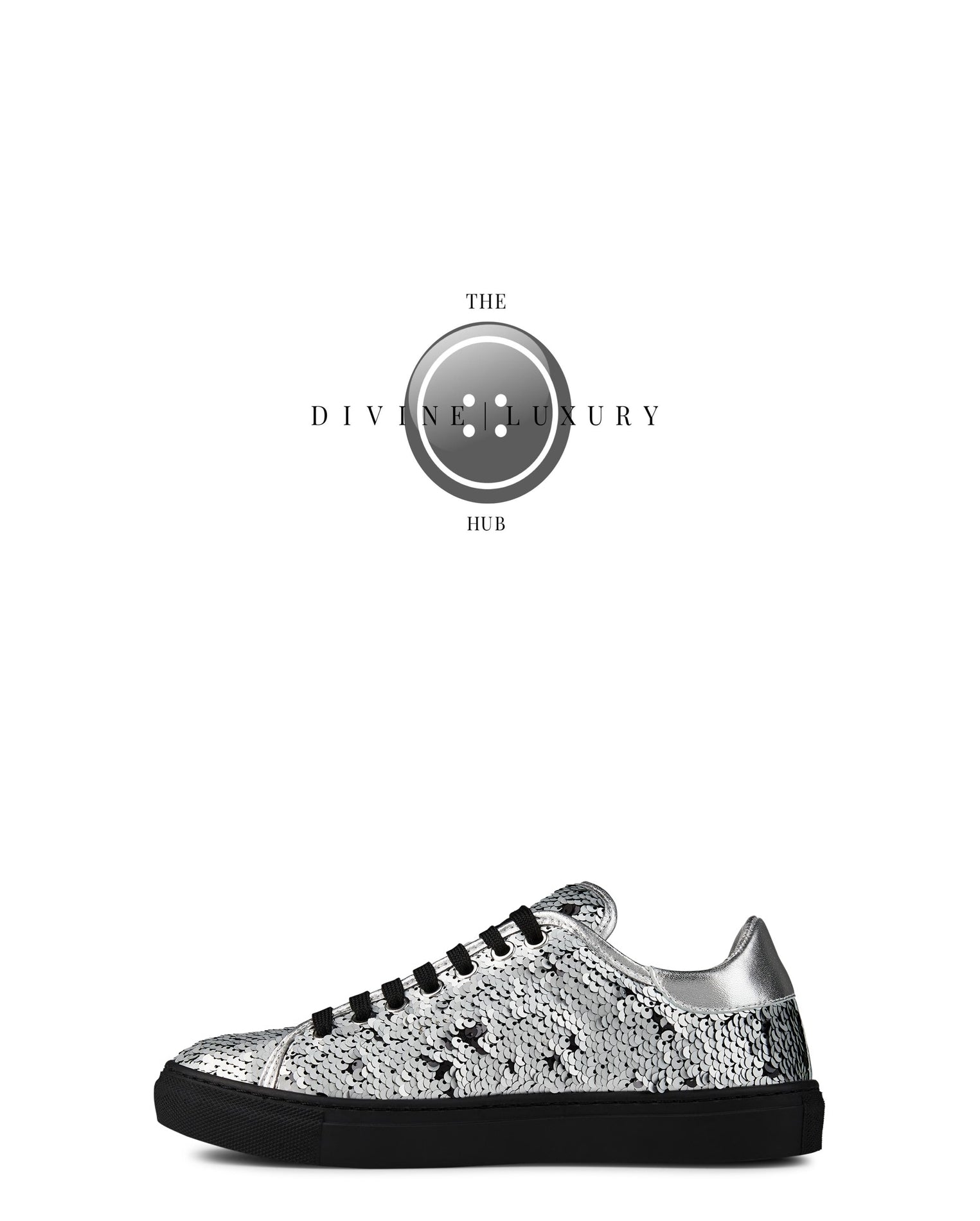 LUXURY HUB MOSCHINO SEQUIN TRAINER