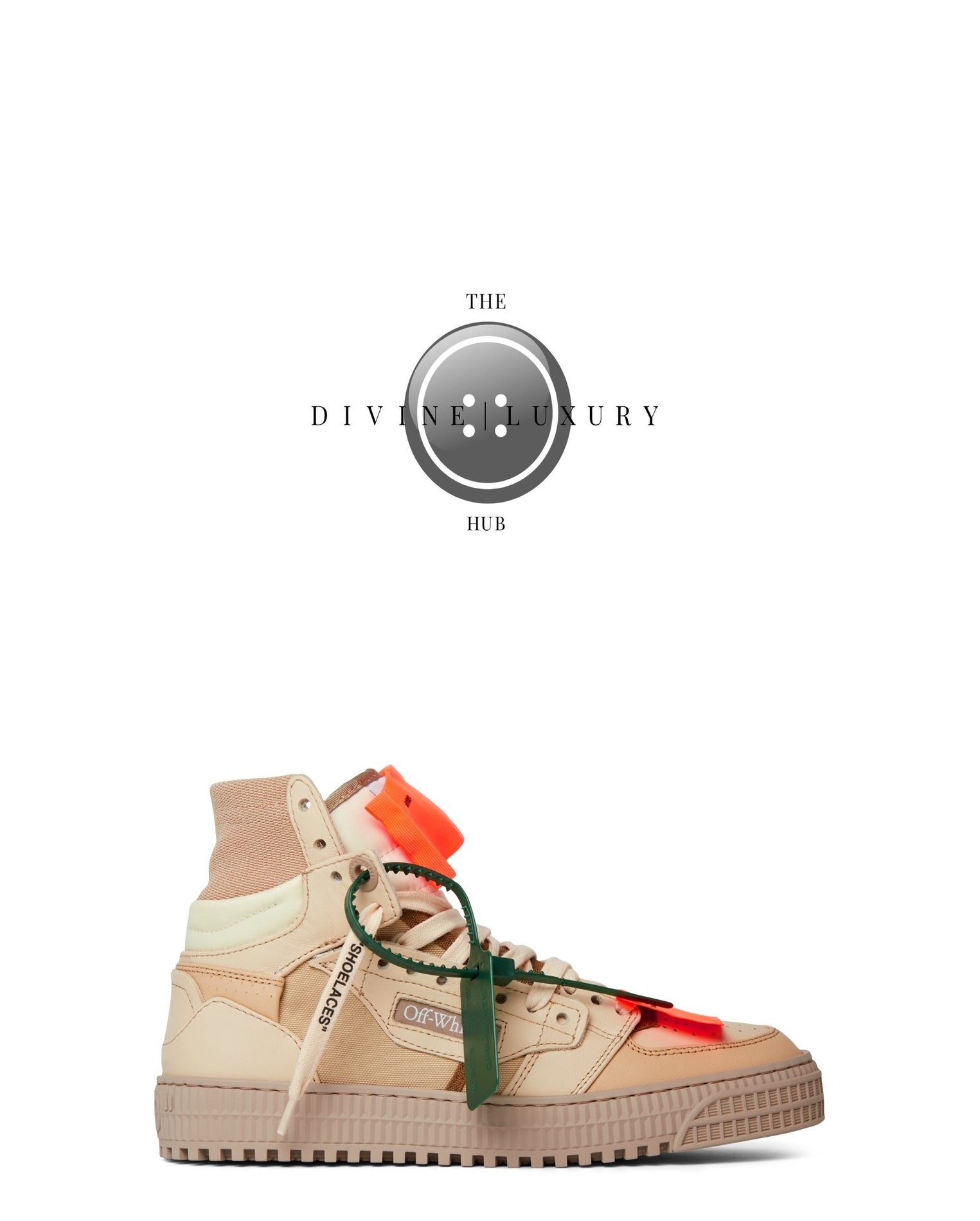 LUXURY HUB OFF WHITE OFF 3.0 HIGH SNEAKER