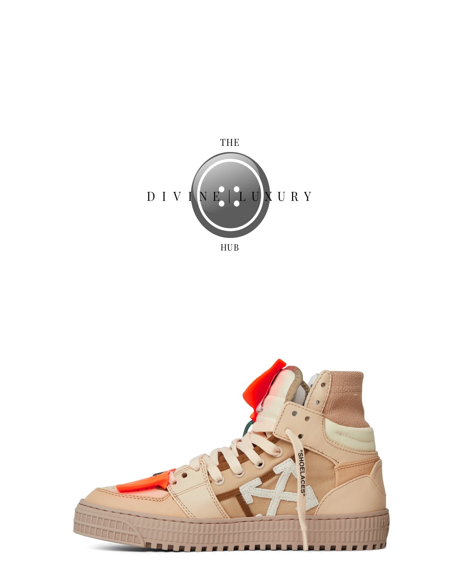 LUXURY HUB OFF WHITE OFF 3.0 HIGH SNEAKER