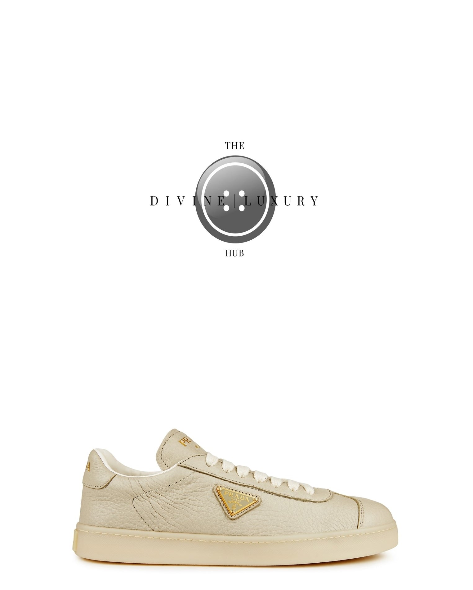 LUXURY HUB PRADA LEATHER TRAINERS