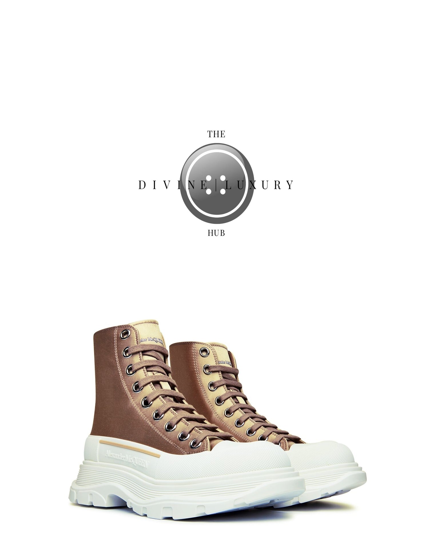 LUXURY HUB ALEXANDER MCQUEEN TREAD SLICK HIGH TOPS