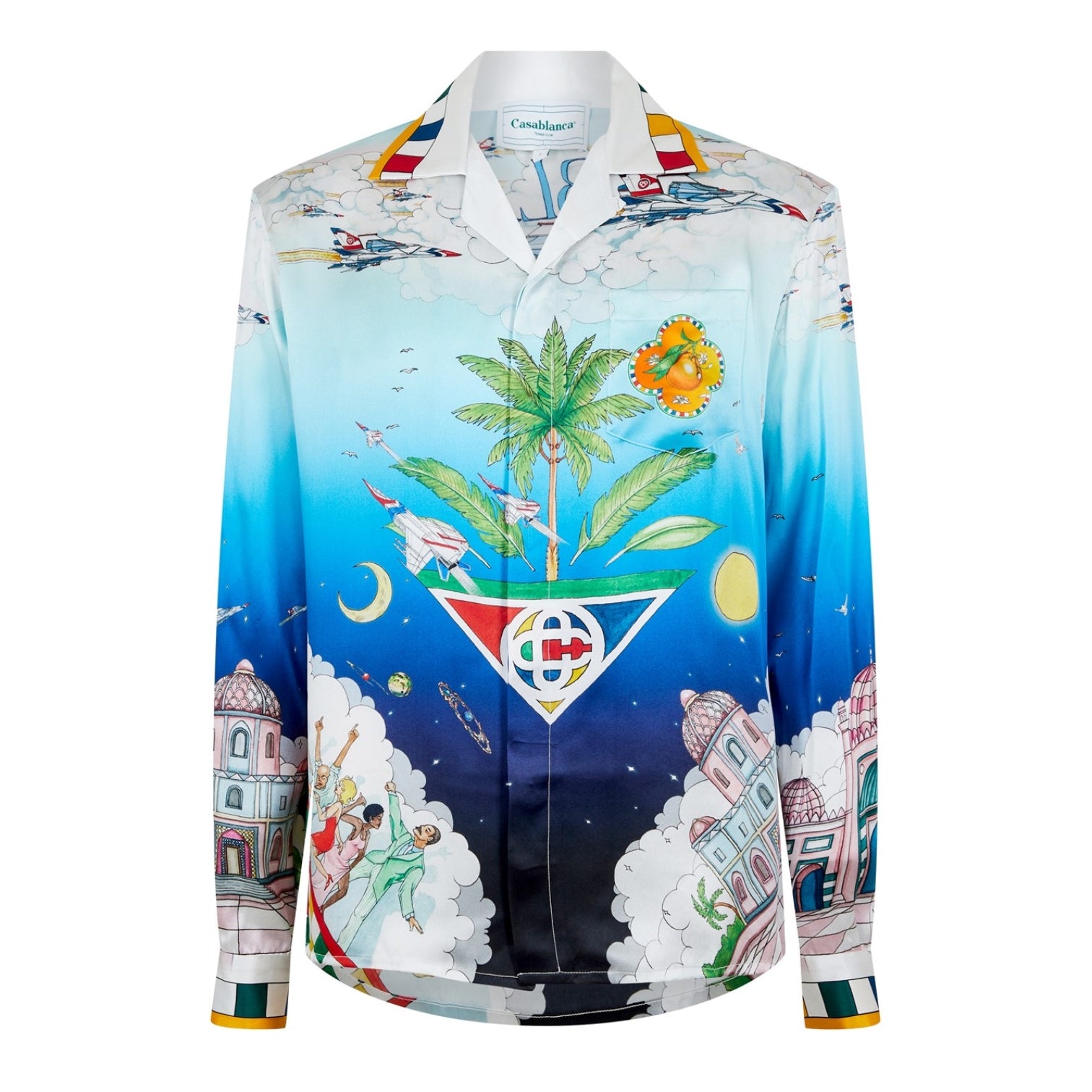 LUXURY HUB CASABLANCA CASA FLOWER SHIRT