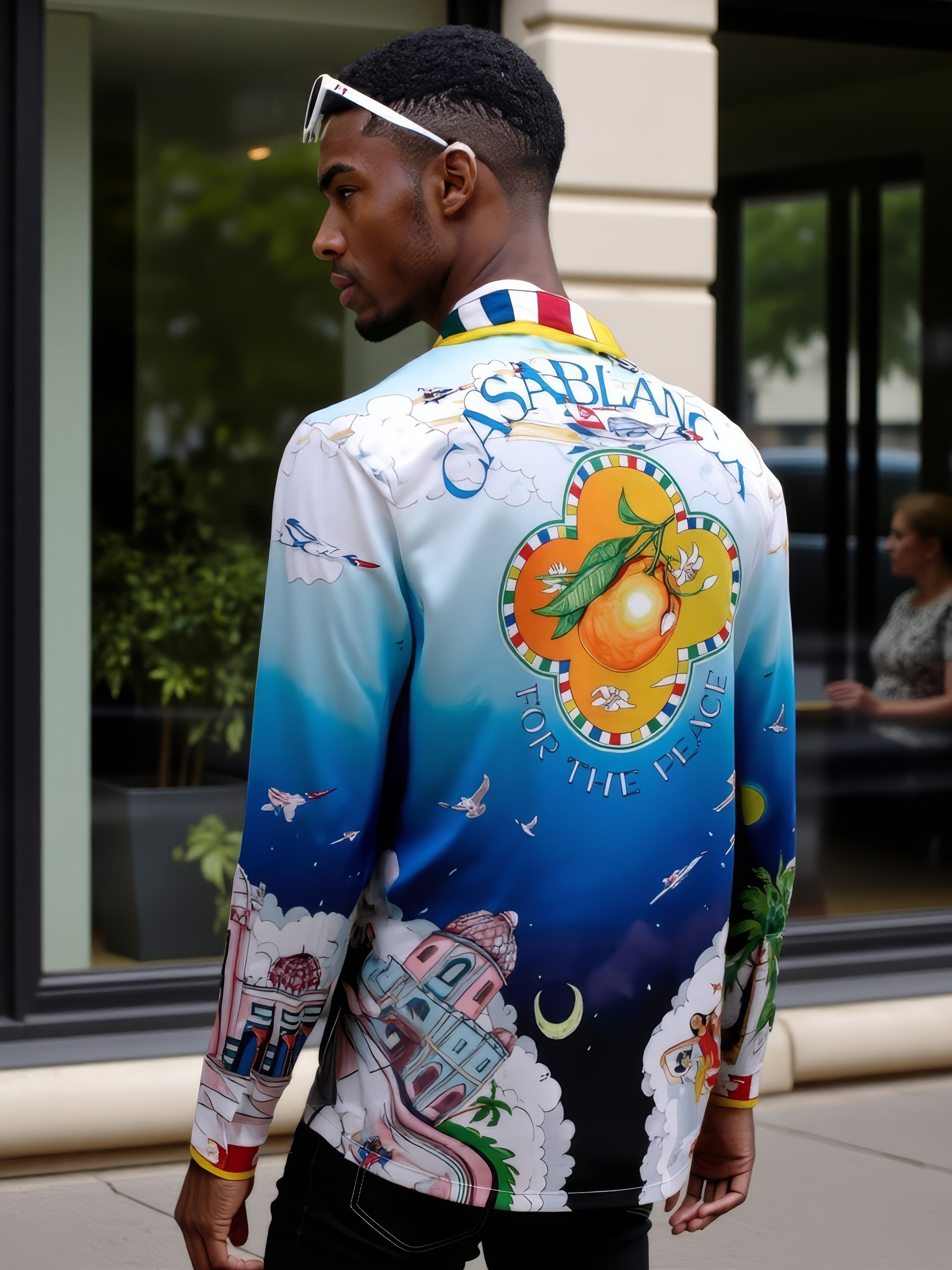 LUXURY HUB CASABLANCA CASA FLOWER SHIRT