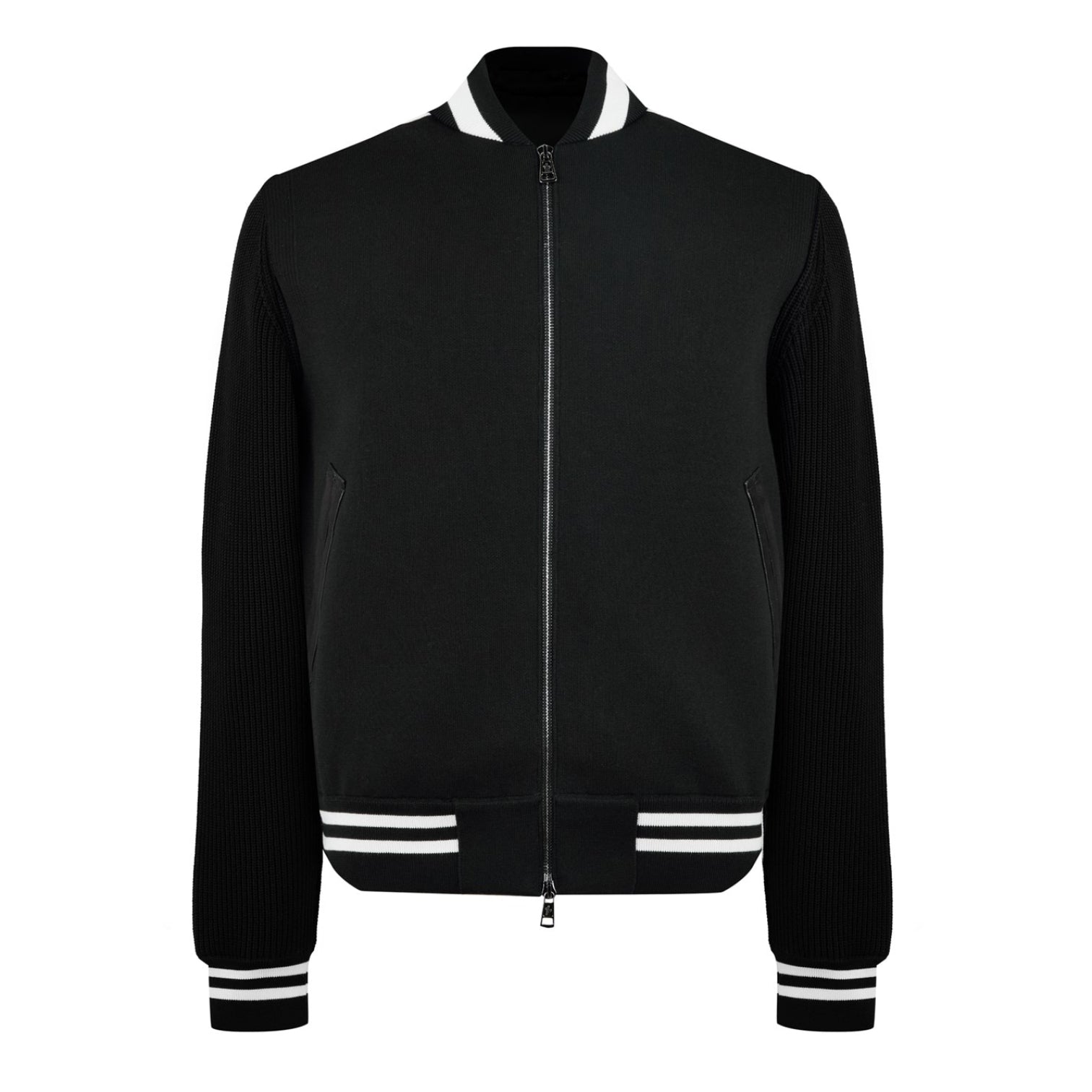 LUXURY HUB MONCLER PADDED ZIP-UP CARDIGAN
