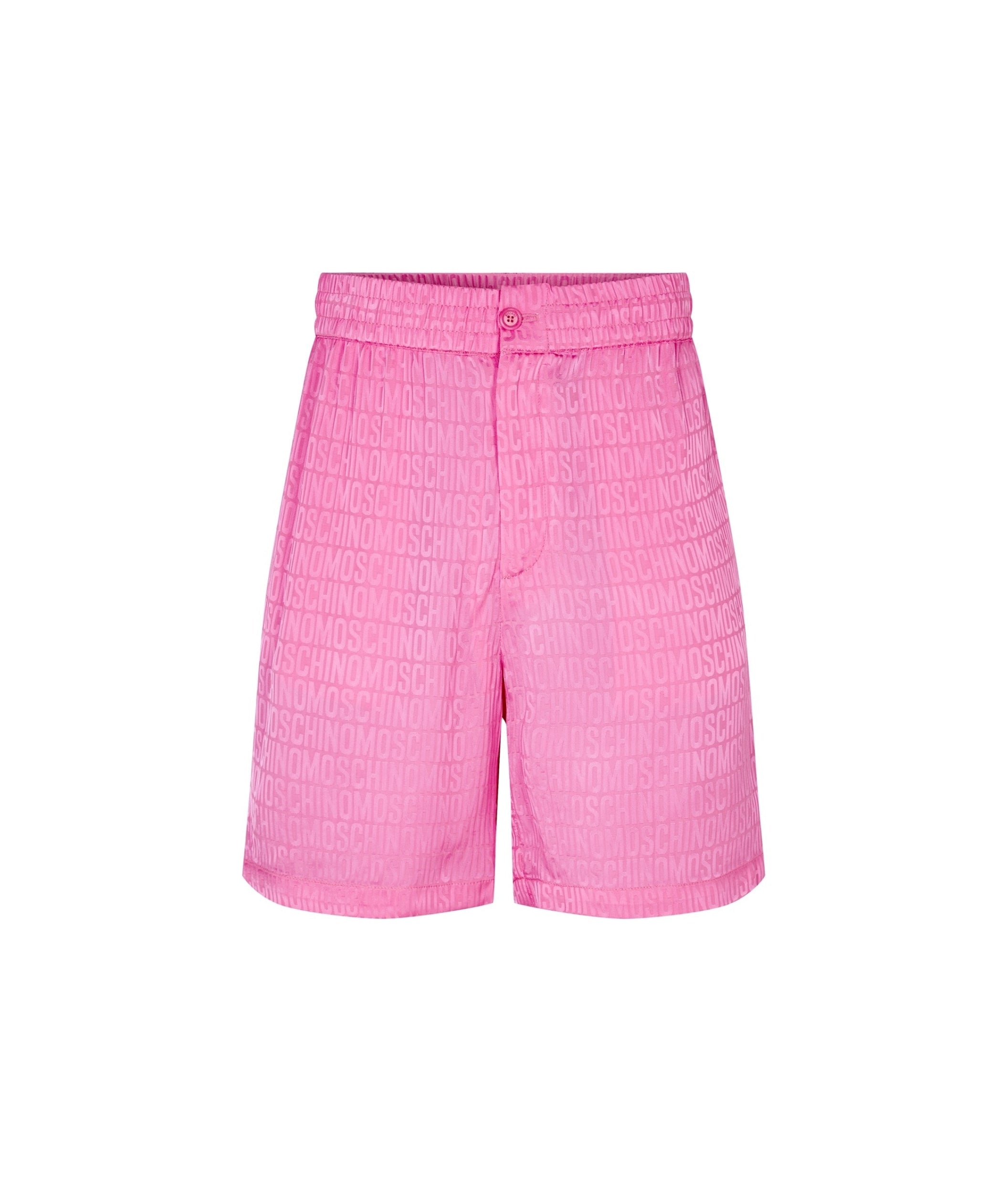 LUXURY HUB MOSCHINO MONOGRAM BERMUDA SHORTS