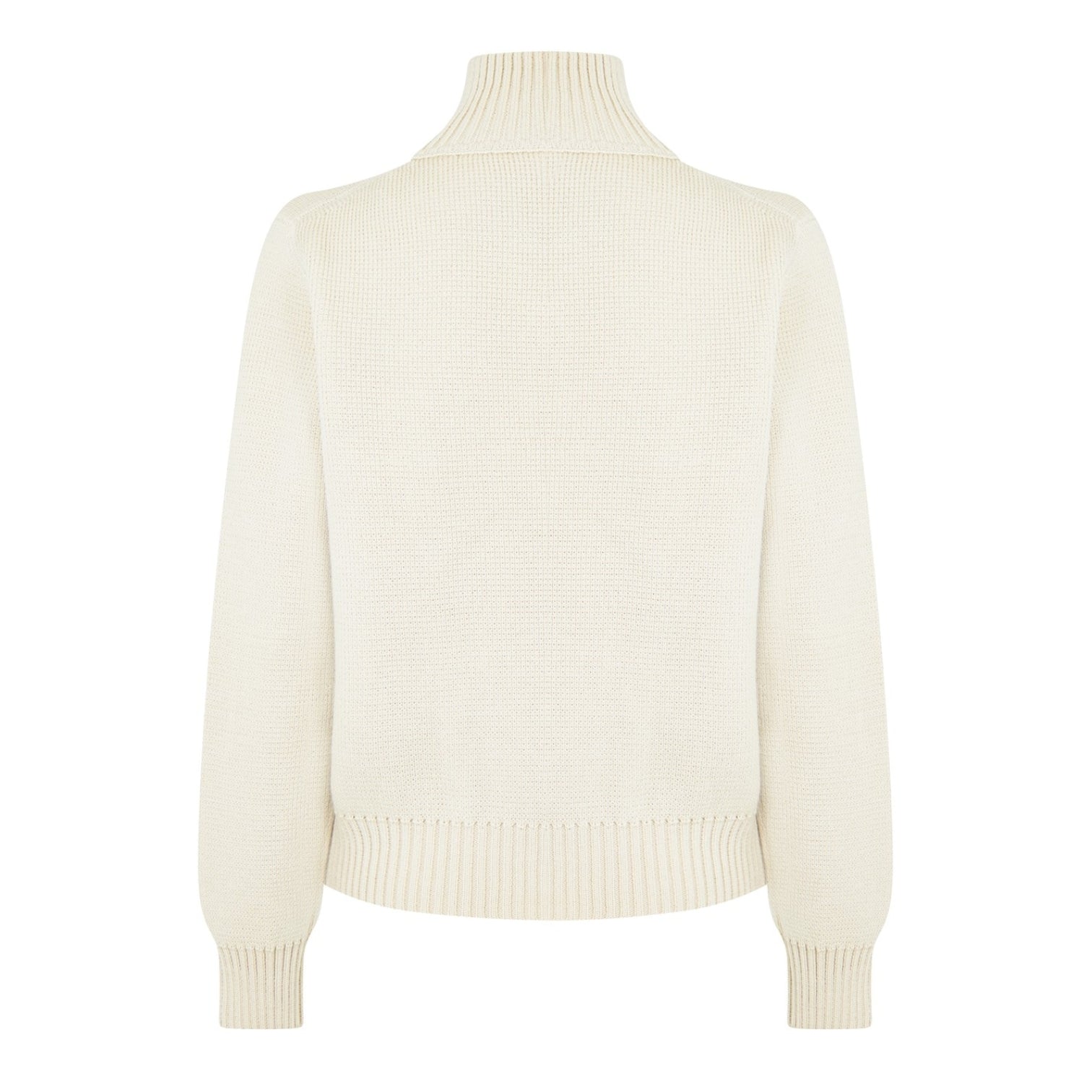 LUXURY HUB BOTTEGA VENETA WOOL ZIPPED JUMPER