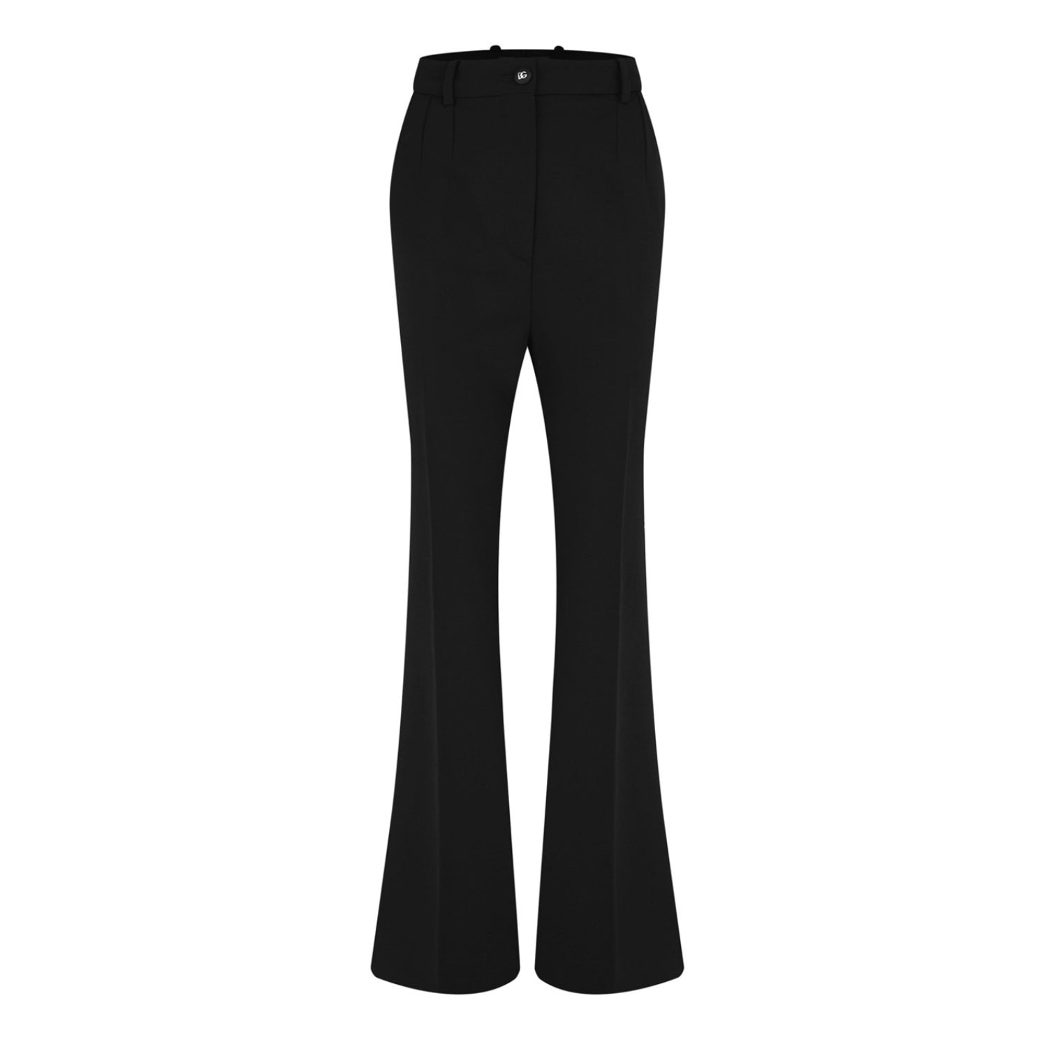 LUXURY HUB DOLCE AND GABBANA STRETCH JERSEY FLARED PANTS