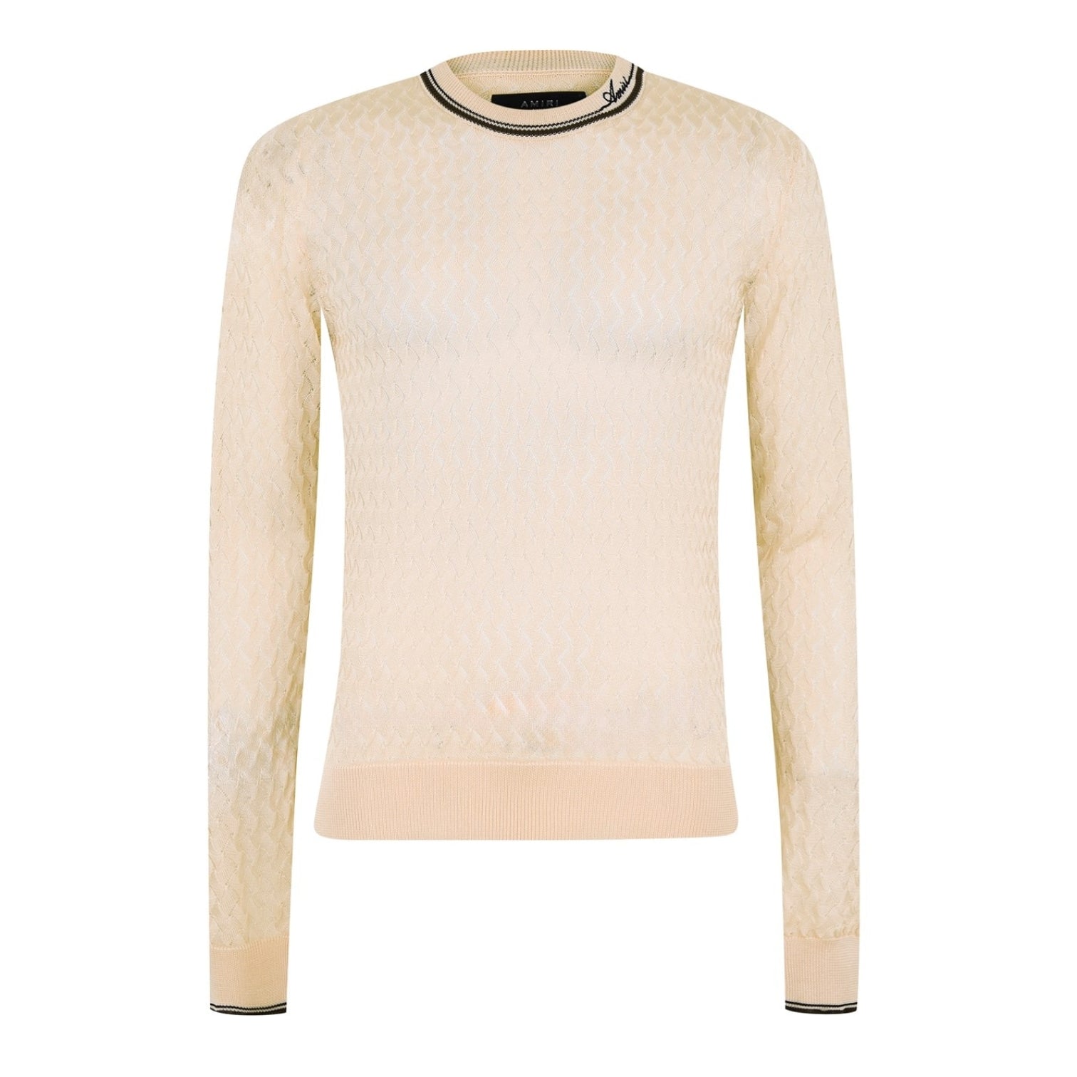 LUXURY HUB AMIRI BASKET STITCH JUMPER