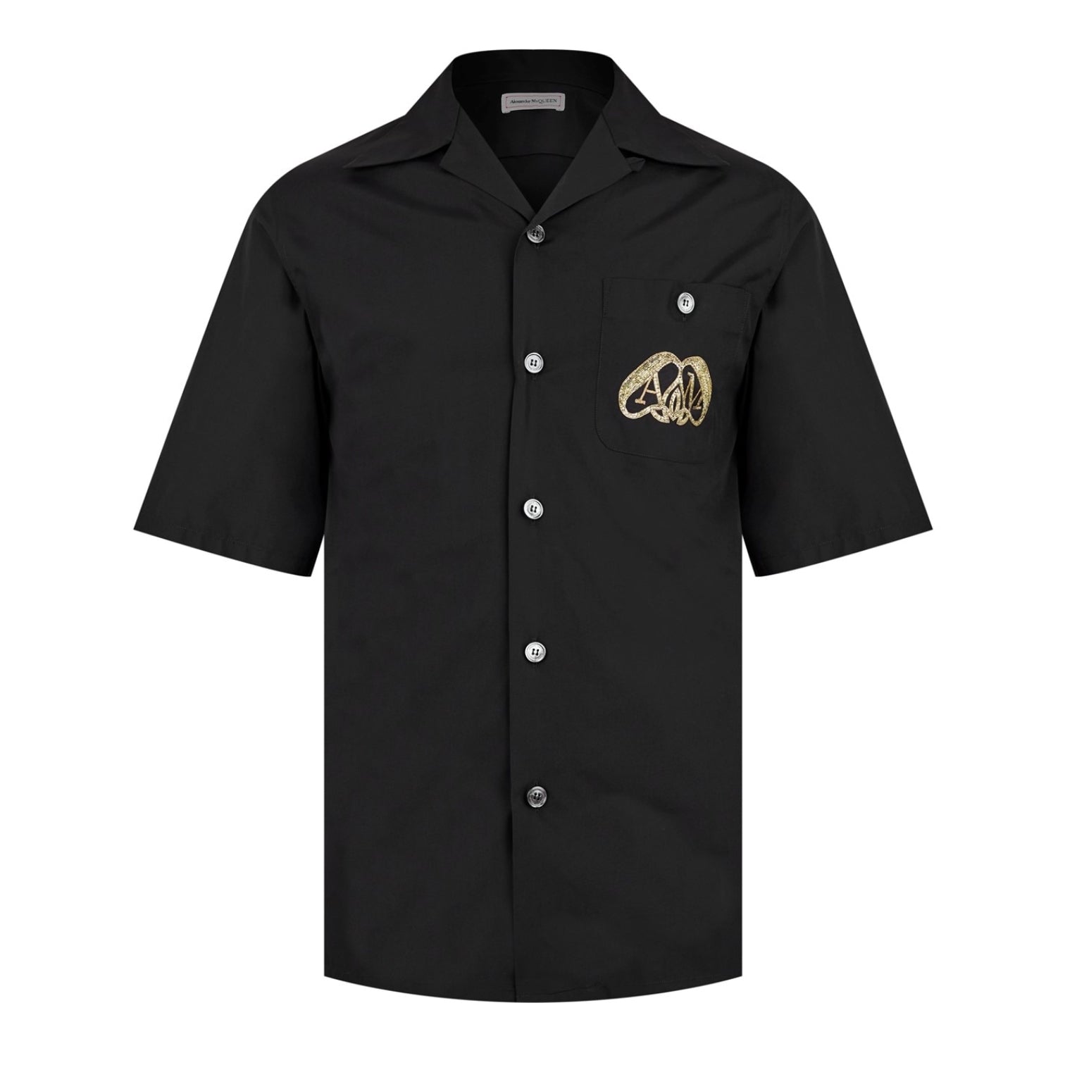 LUXURY HUB ALEXANDER MCQUEEN ALEX SEAL BOWL SHIRT