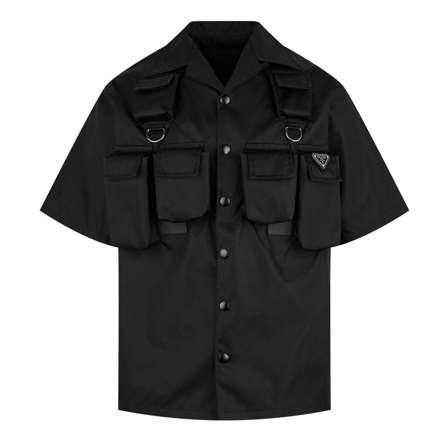 LUXURY HUB PRADA SHORT SLEEVED RE-NYLON SHIRT