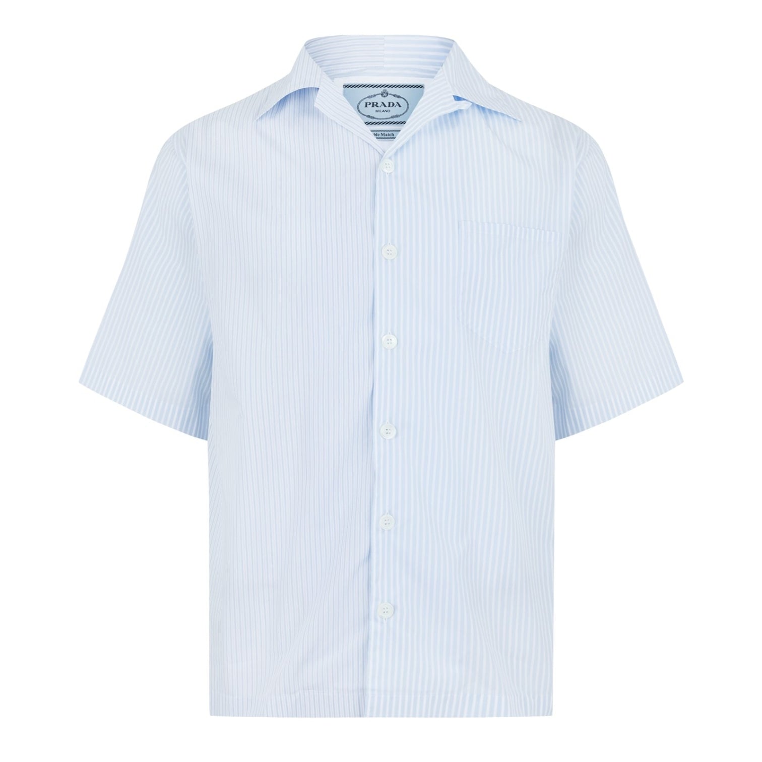 LUXURY HUB PRADA STRIPED COTTON SHIRT