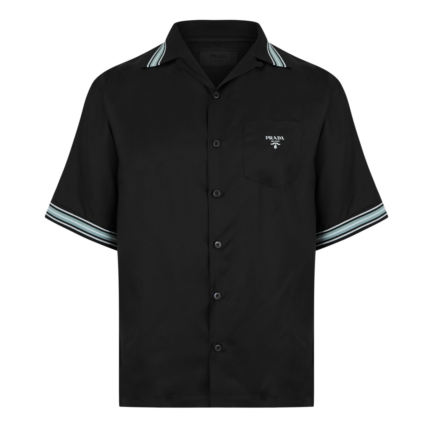 LUXURY HUB PRADA LOGO TWILL SHIRT