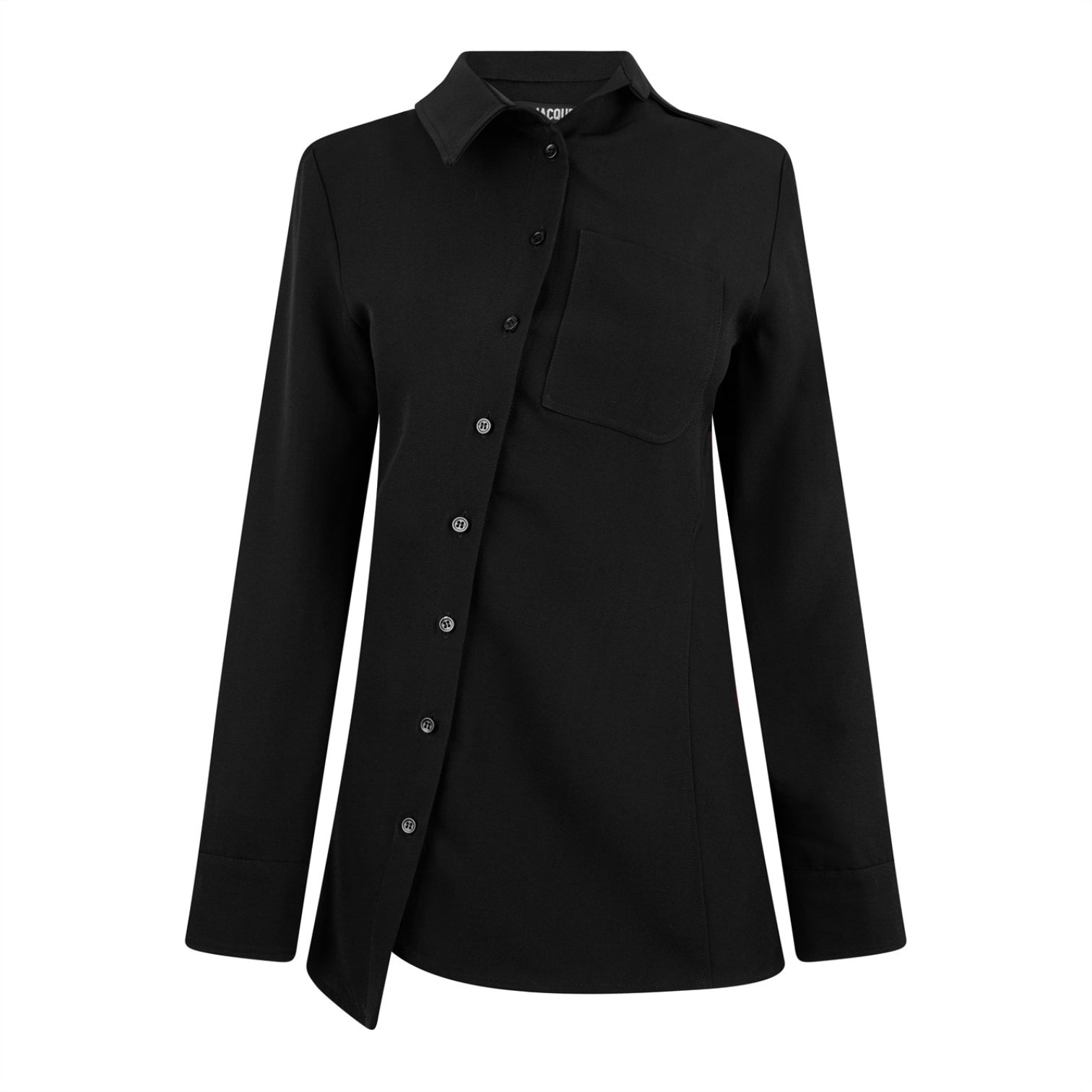 LUXURY HUB JACQUEMUS LA PABLO ASYMMETRIC WOVEN SHIRT