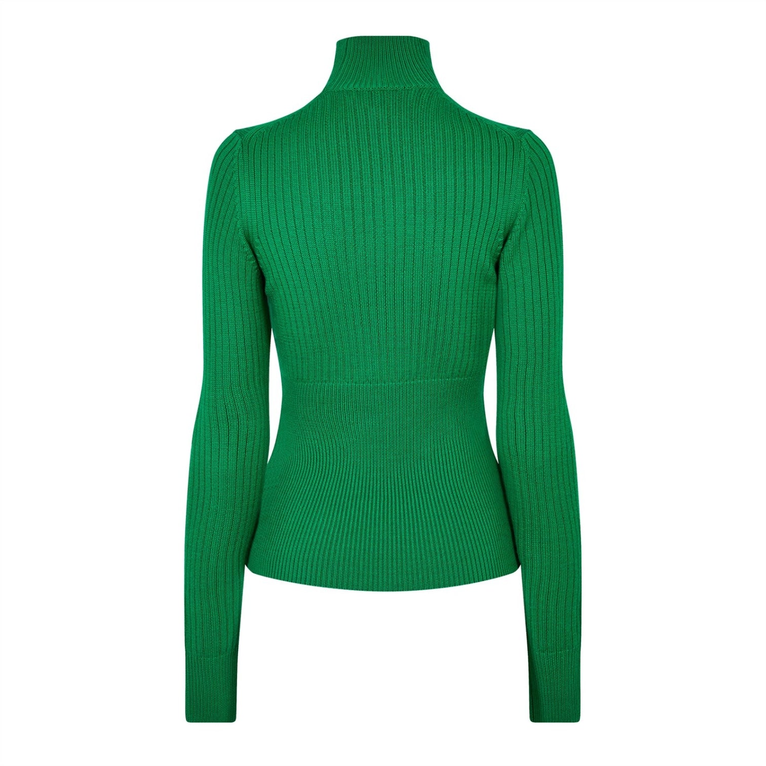 LUXURY HUB CASABLANCA RIB HIGH NECK JUMPER