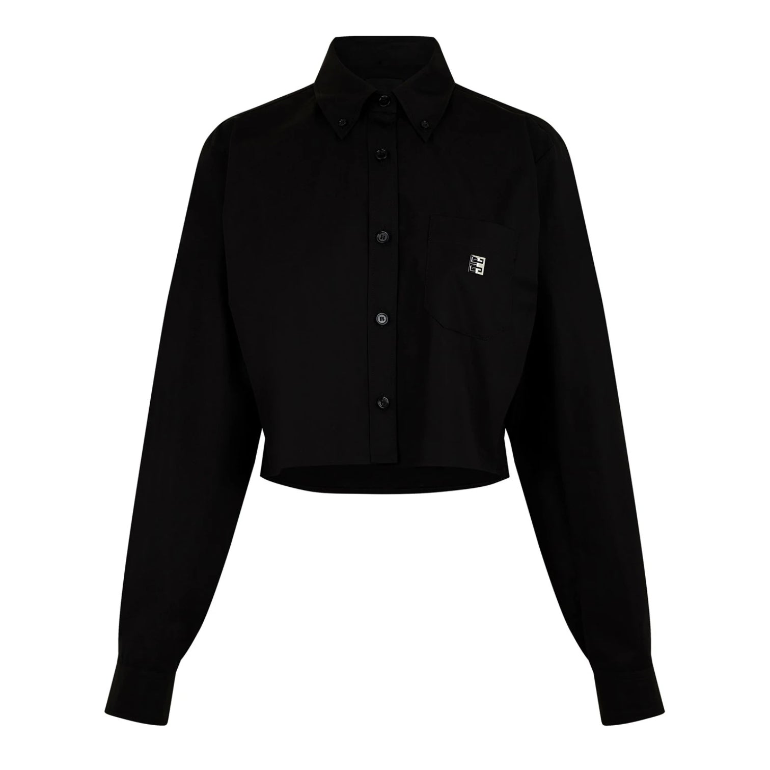 LUXURY HUB GIVENCHY GIV CROP SHIRT