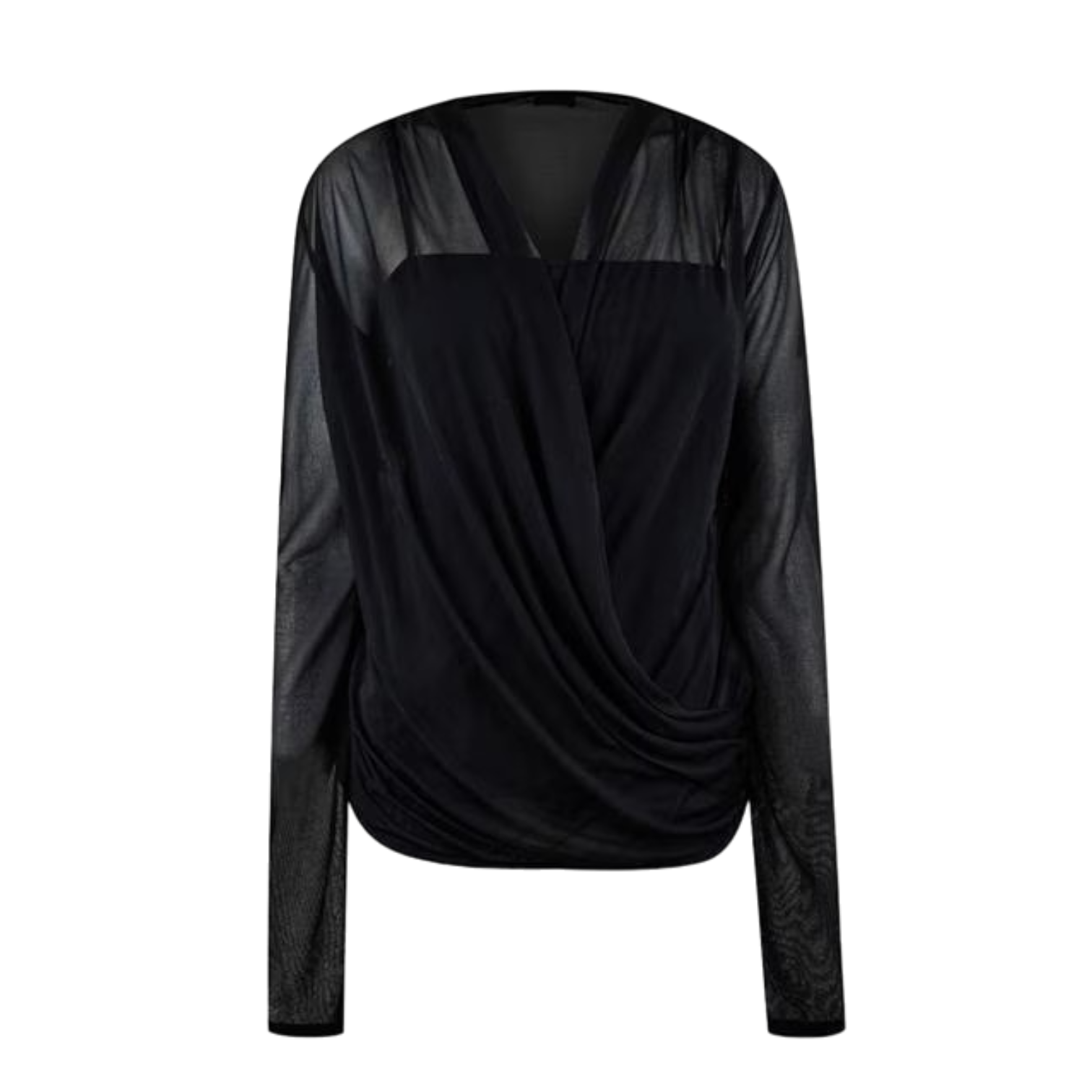 LUXURY HUB GIVENCHY GIV DRAPPED TOP