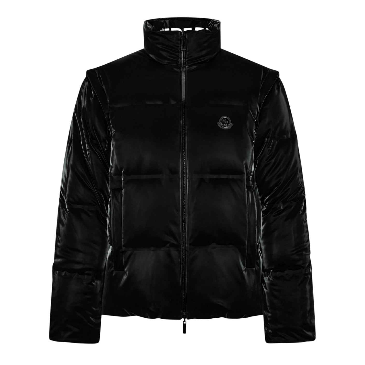 LUXURY HUB MONCLER MEN'S THROTTLE REVERSIBLE DOWN SHORT PUFFER JACKET