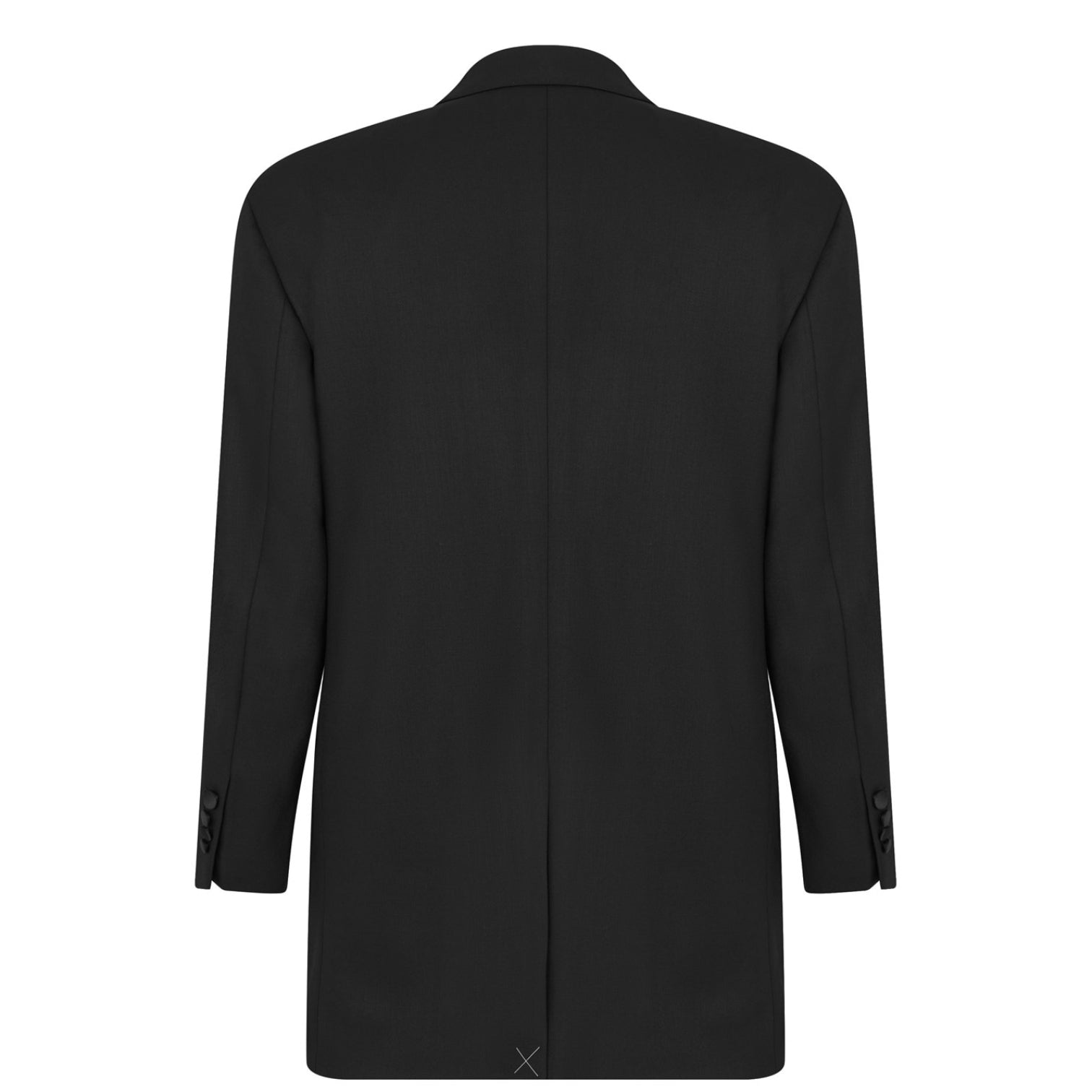 LUXURY HUB DOLCE AND GABBANA SATIN TRIMMED TUXEDO BLAZER