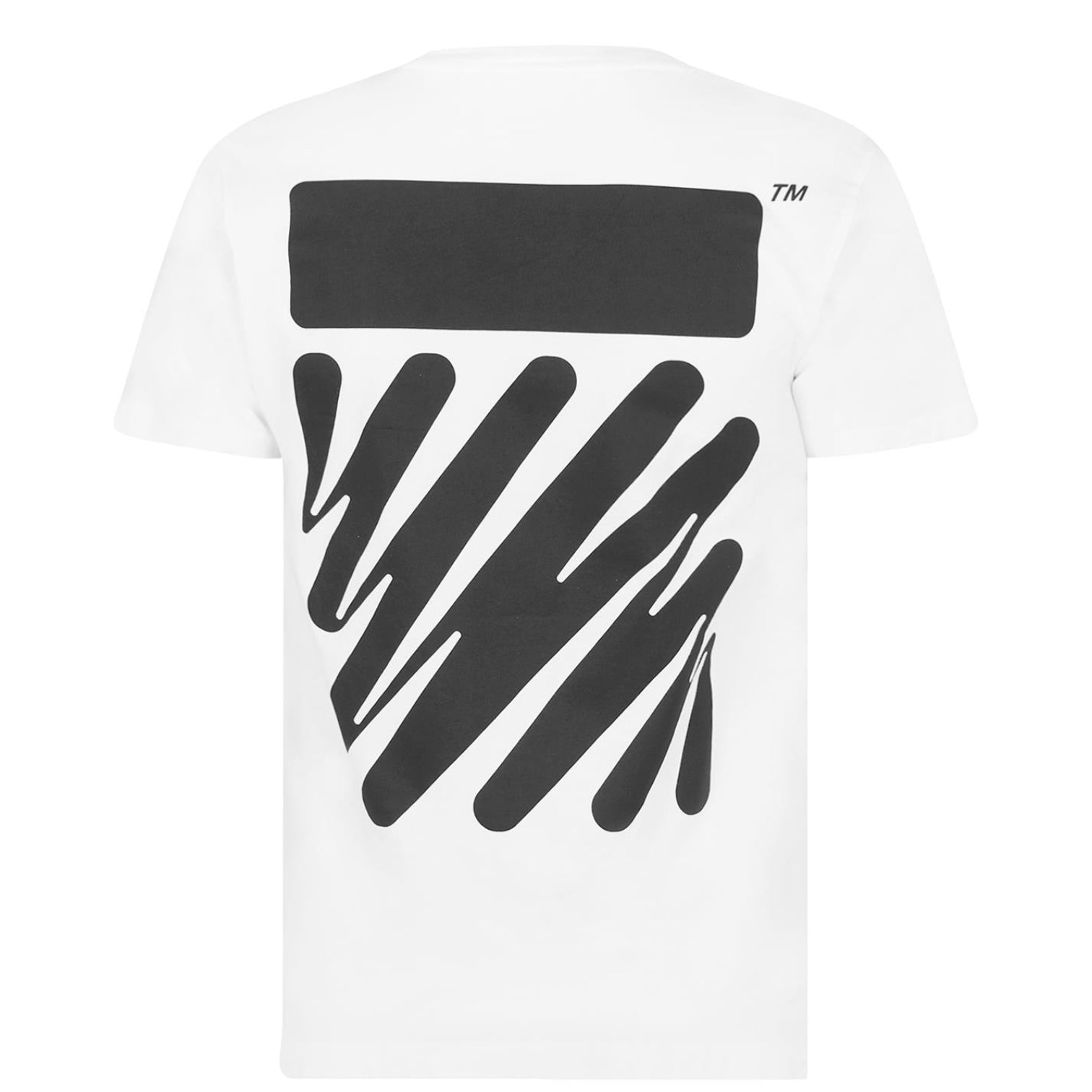 LUXURY HUB OFF WHITE WAVE DIAGONALS TEE