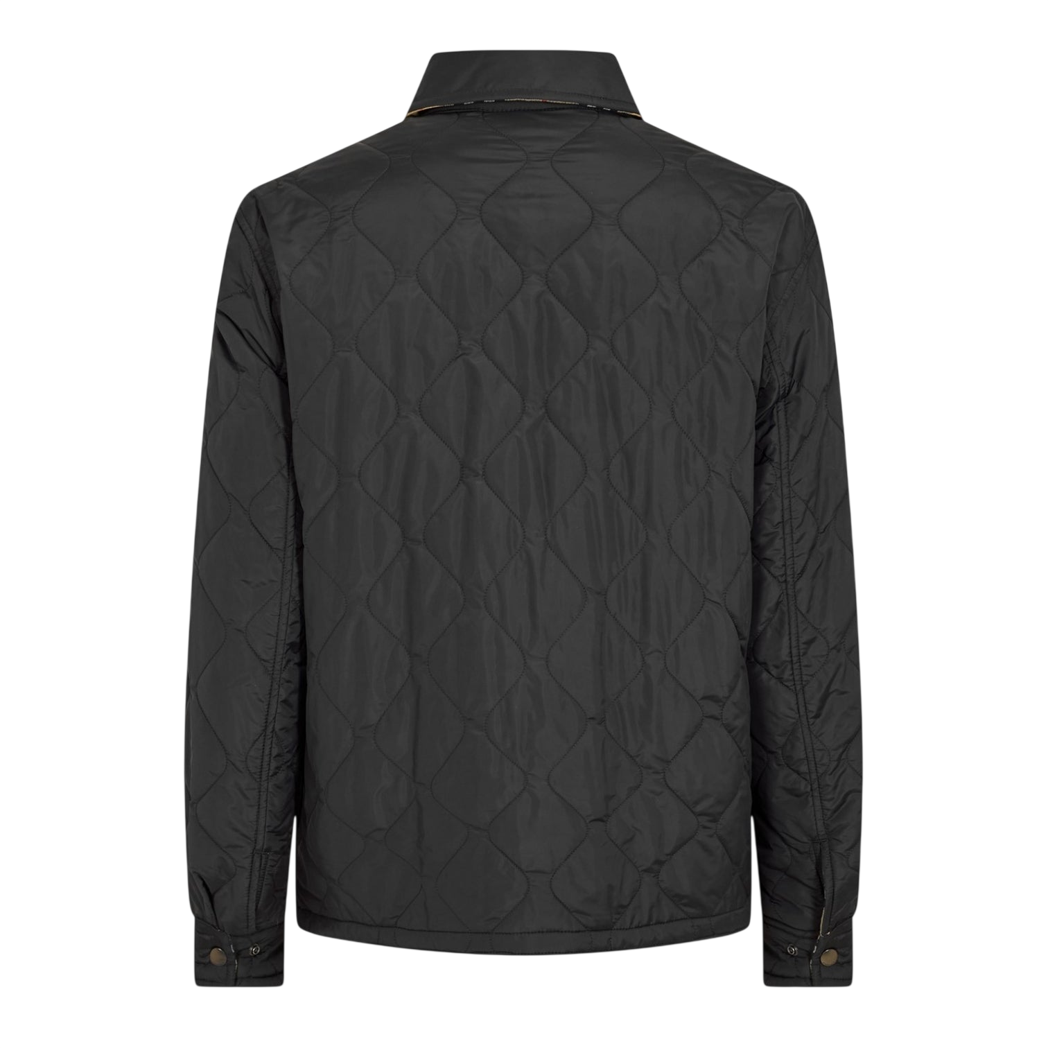 LUXURY HUB BURBERRY MEN'S BRIGHTON REVERSIBLE WATER RESISTANT LONG SLEEVE QUILTED JACKET
