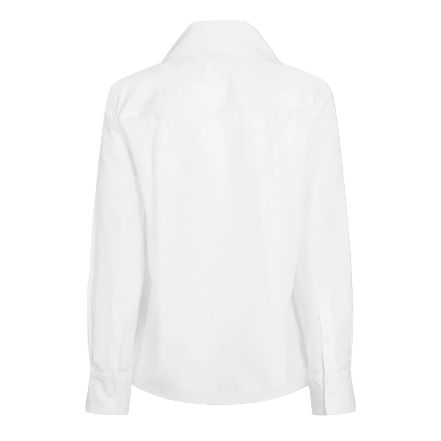 LUXURY HUB ALEXANDER MCQUEEN WOMEN'S ALEX COMPACT LONG SLEEVE PLAIN SHIRT