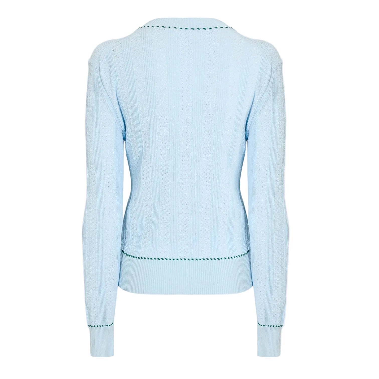 LUXURY HUB ALEXANDER MCQUEEN WOMEN'S ALEX LOG KNITTED CREW NECK JUMPER