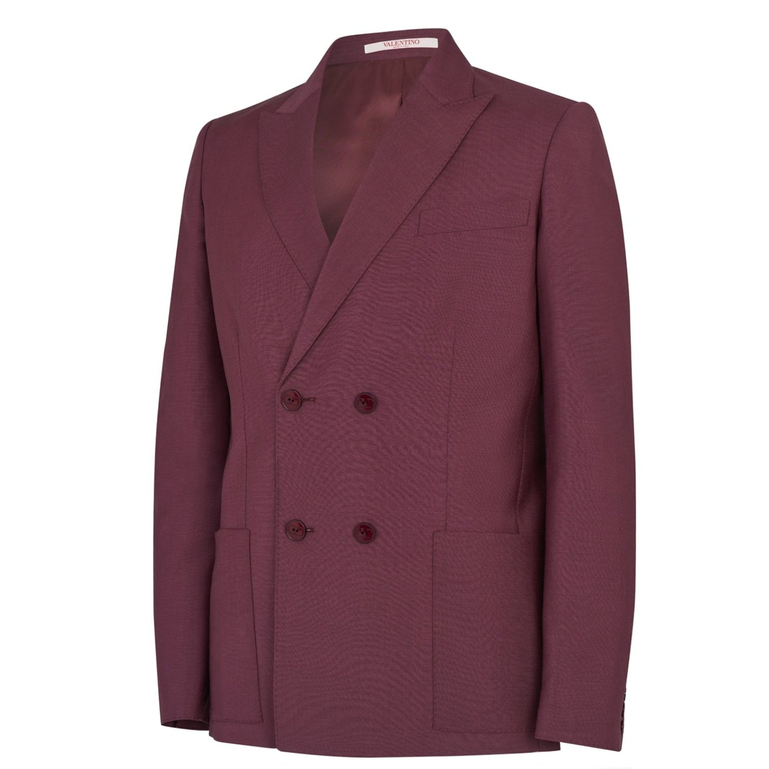 LUXURY HUB VALENTINO DOUBLE BREASTED MOHAIR JACKET