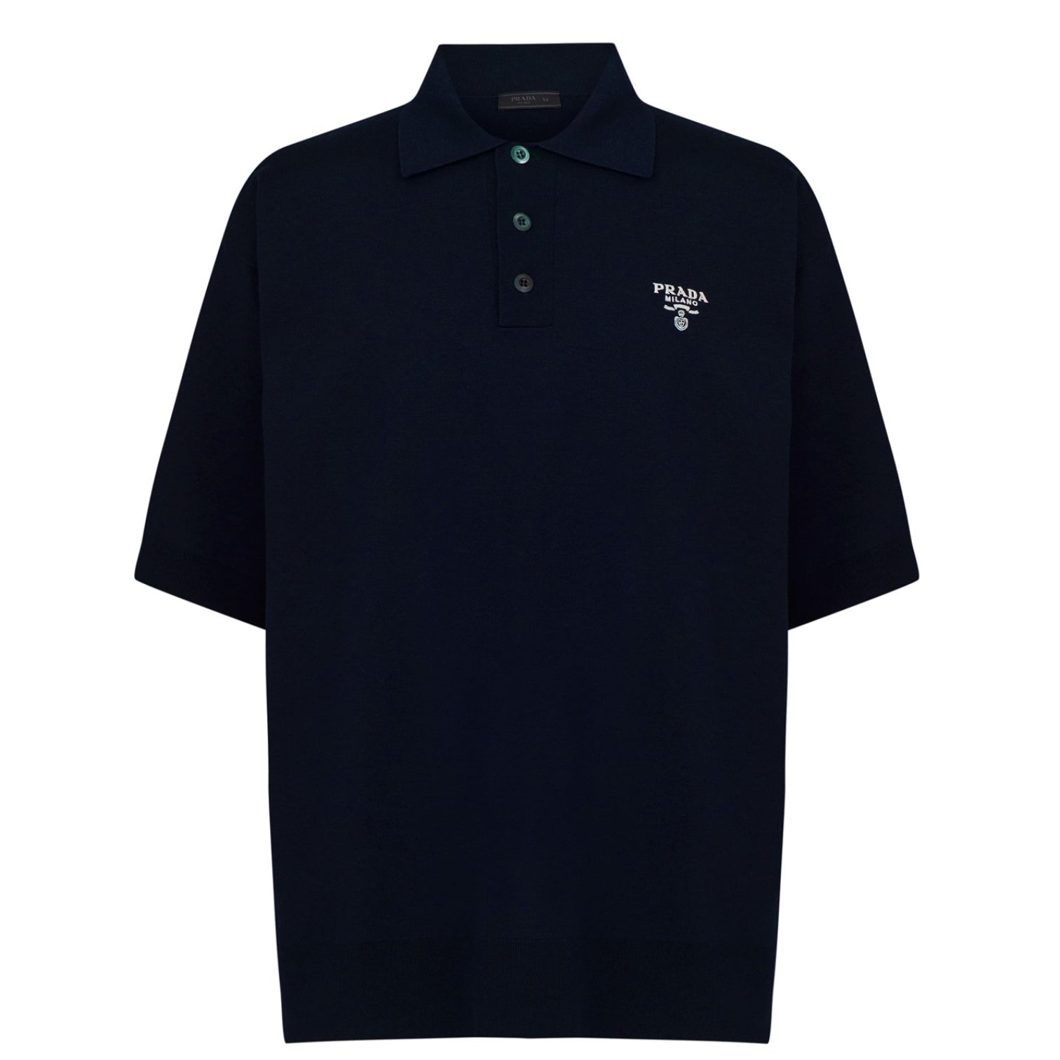 LUXURY HUB PRADA KNITTED POLO SHIRT