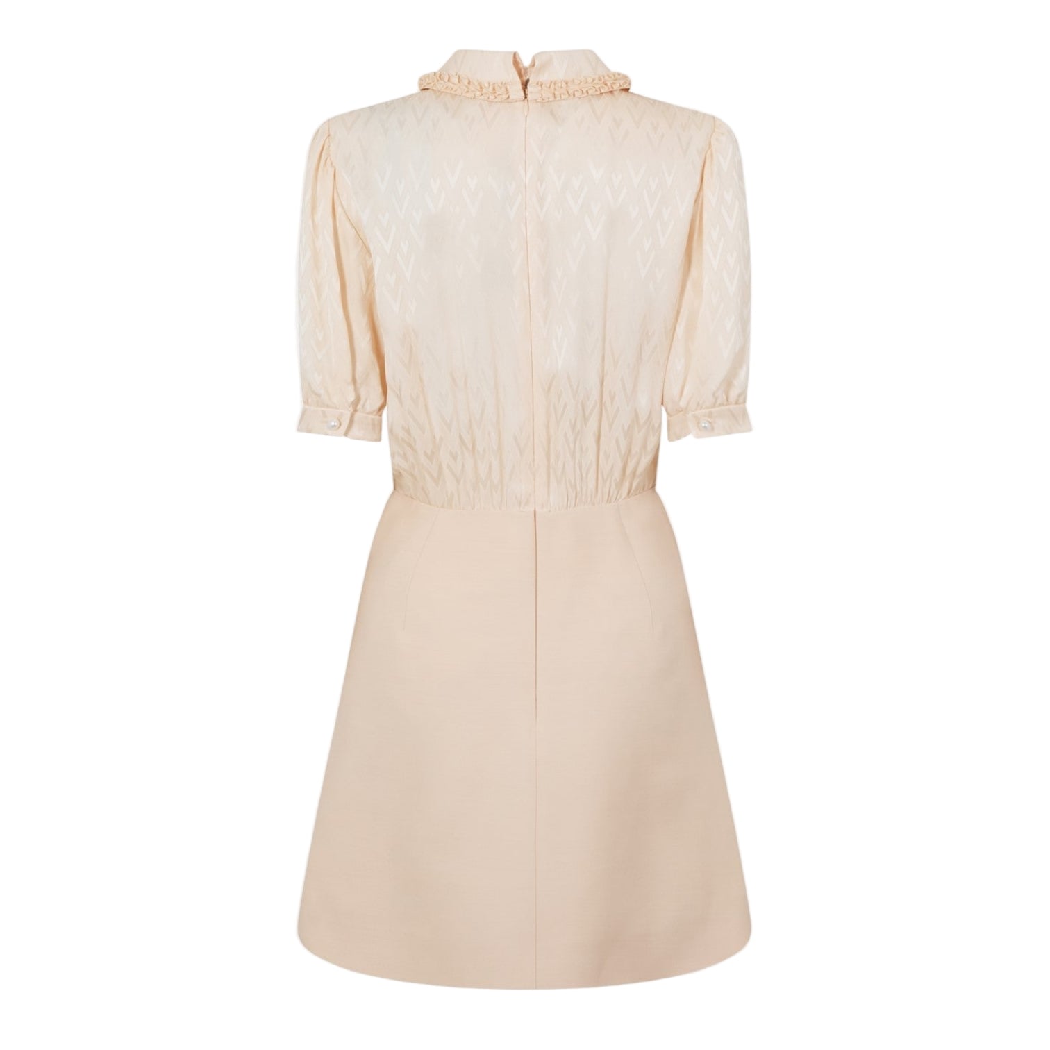 LUXURY HUB VALENTINO CREPE COUTURE MINI DRESS