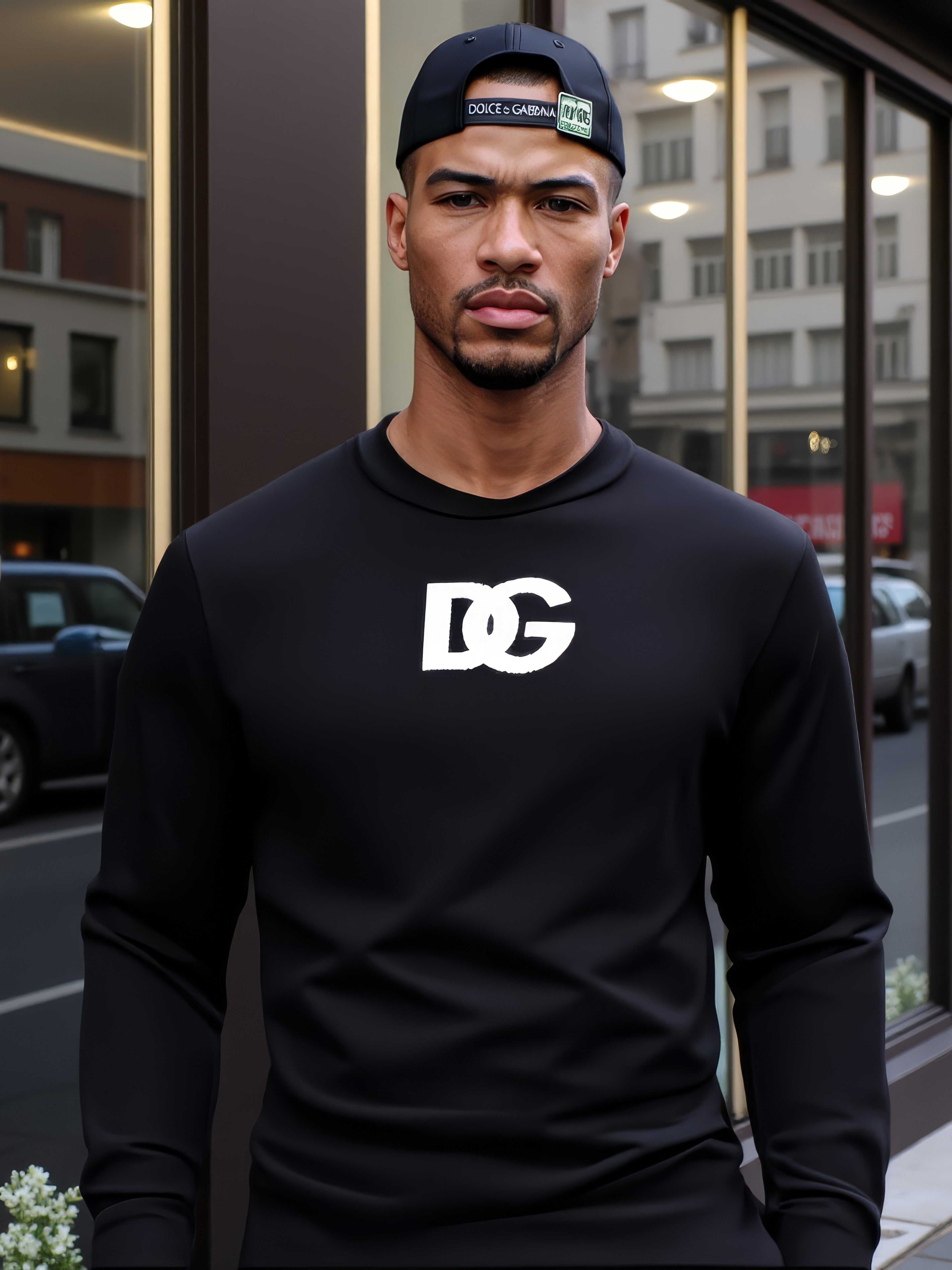 LUXURY HUB DOLCE AND GABBANA LOGO KNIT JUMPER