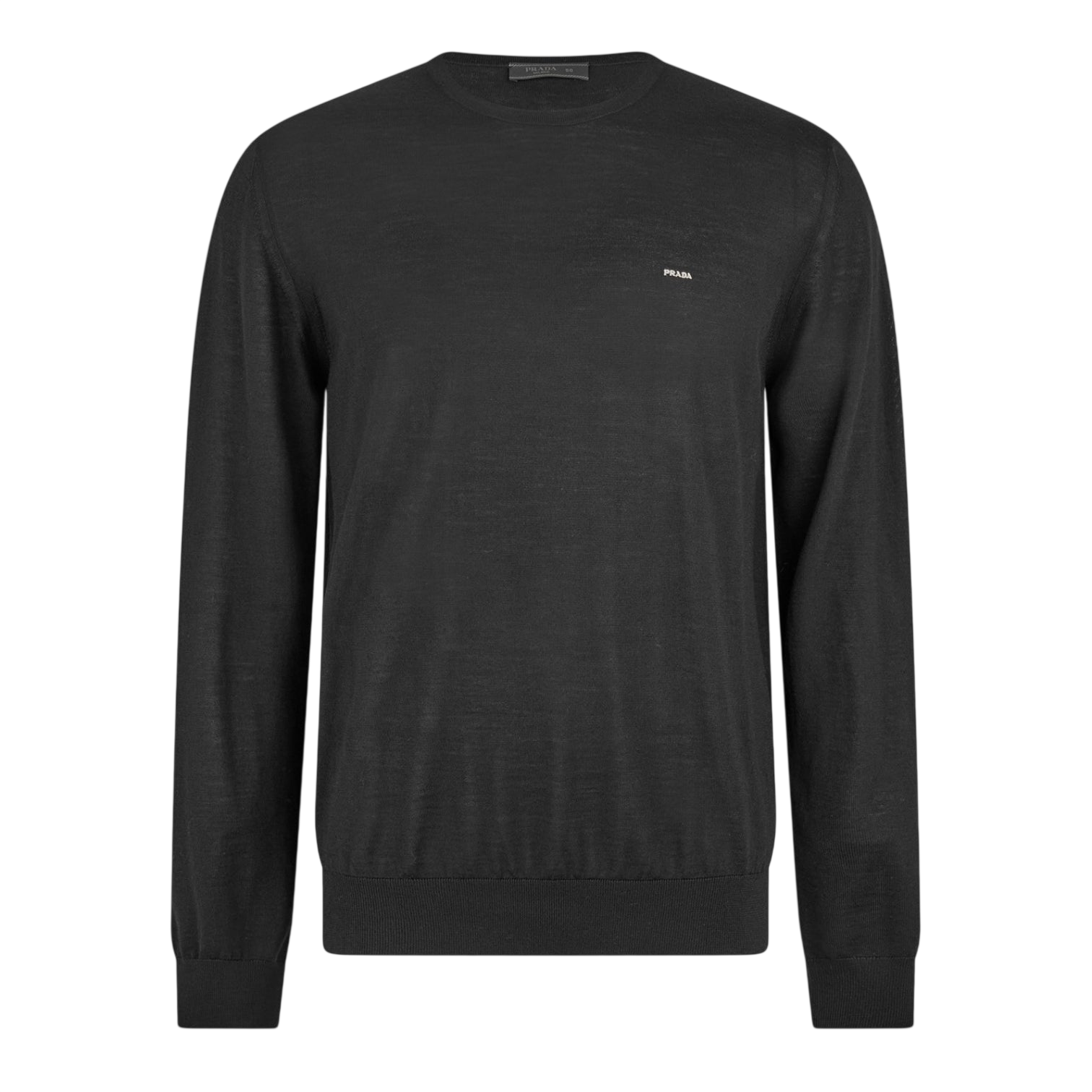 LUXURY HUB PRADA MEN'S KNITTED CREW NECK JUMPER