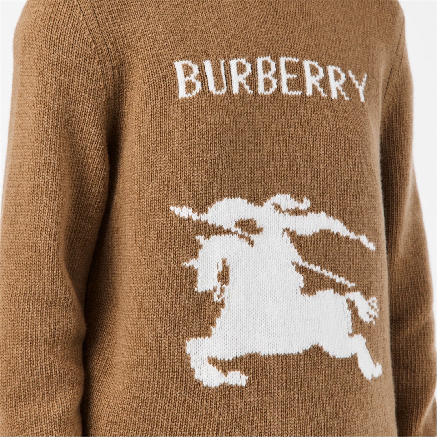 LUXURY HUB BURBERRY WOMEN'S BURB SCARLETT CREW NECK JUMPER