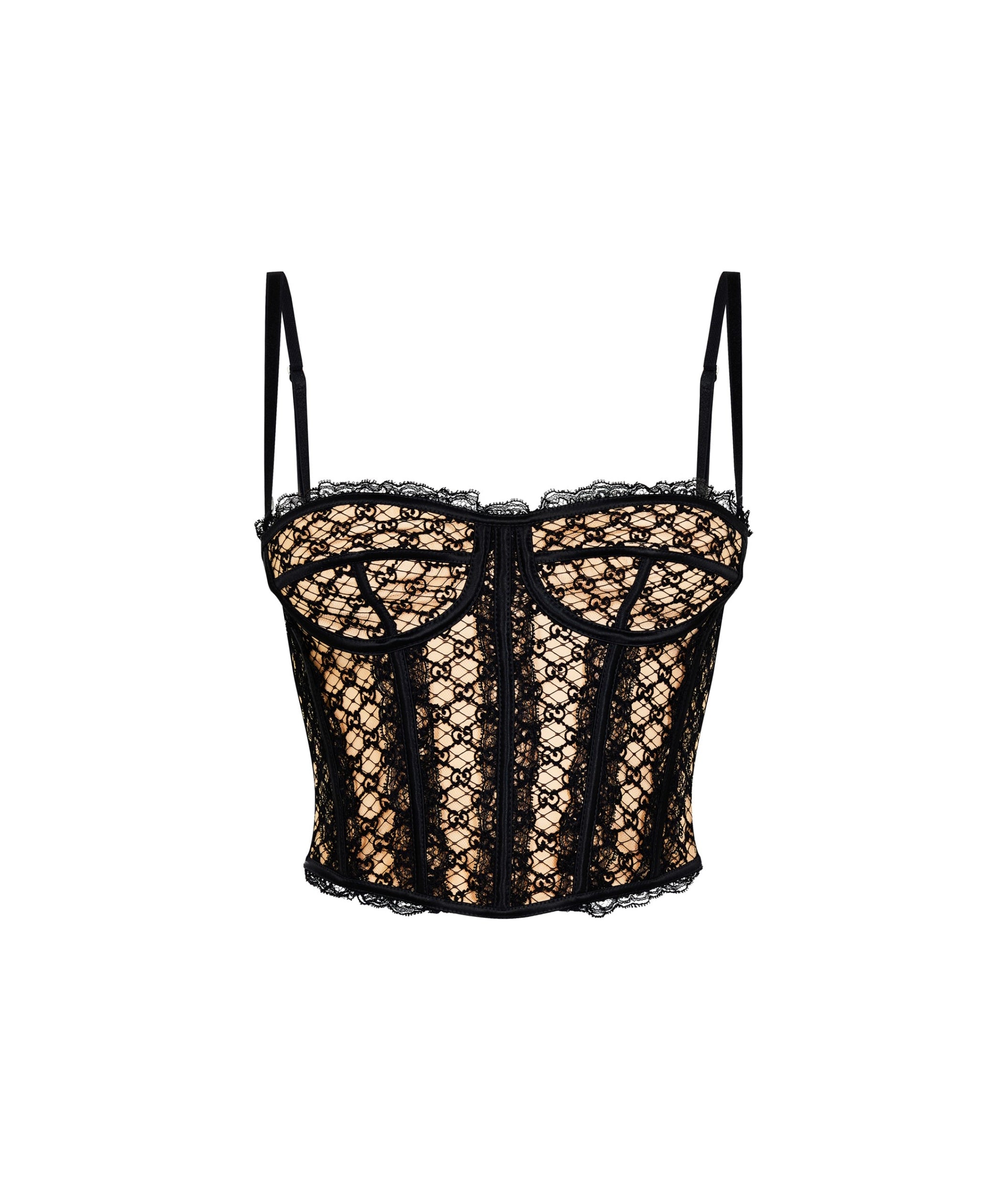 LUXURY HUB GUCCI NET CORSET TOP