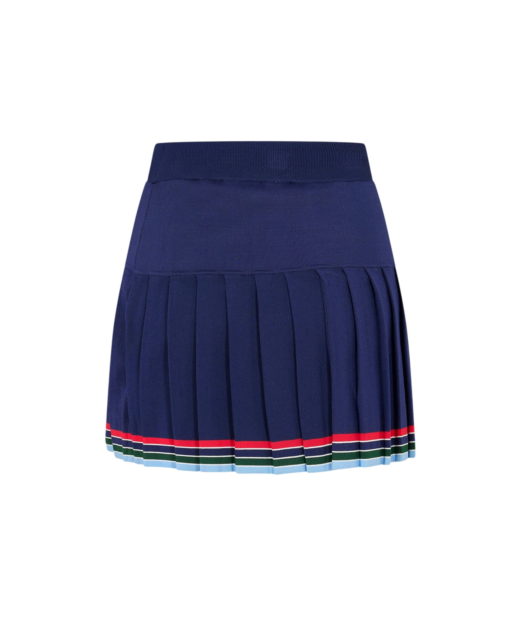 LUXURY HUB CASABLANCA WOMEN'S BASEBALL HIGH WAISTED MINI SKIRT