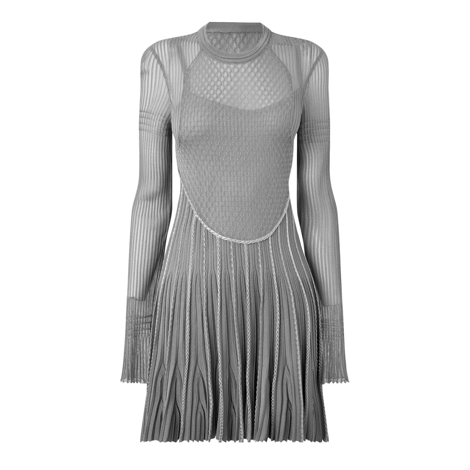 LUXURY HUB GIVENCHY FRILL DETAIL MINI DRESS